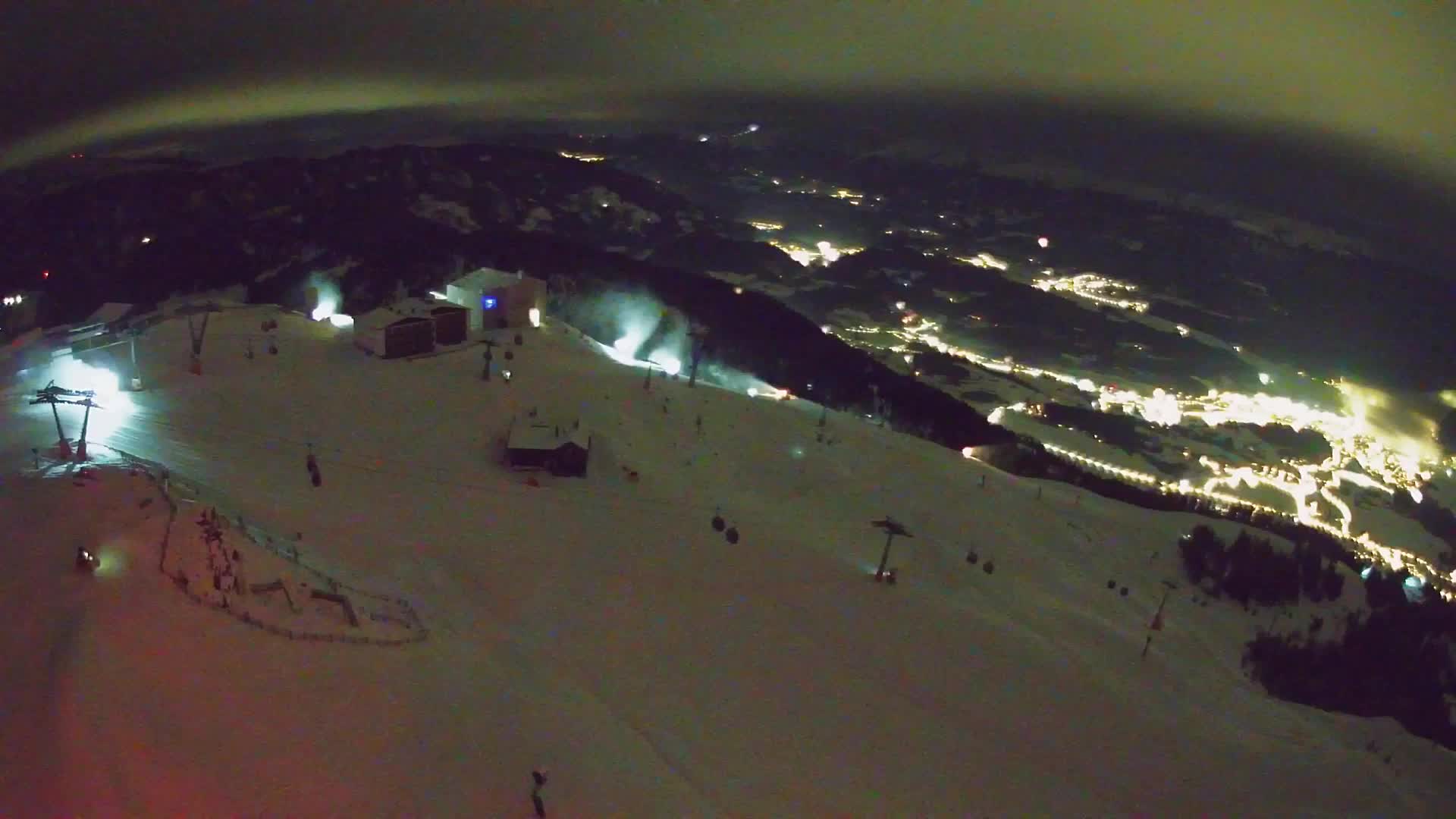 Skigebiet Kronplatz Gipfel | Blick auf Bruneck