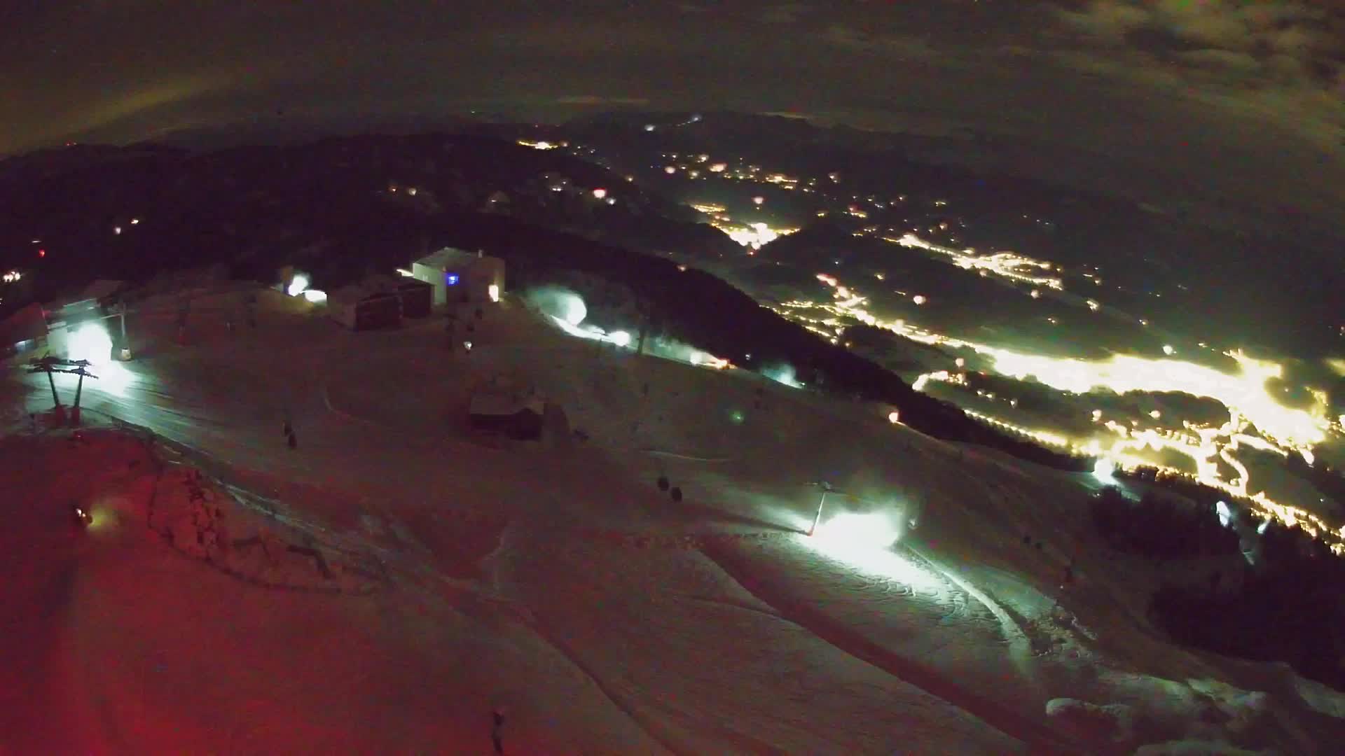 Skigebiet Kronplatz Gipfel | Blick auf Bruneck