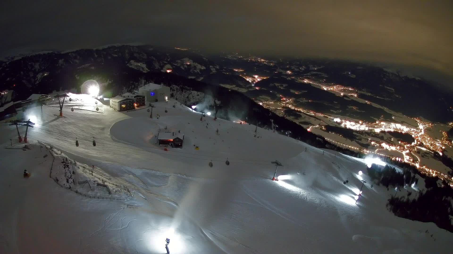 Kronplatz peak Ski resort | view to Bruneck