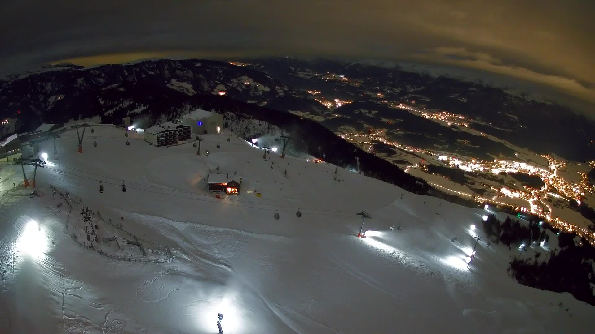 Kronplatz peak Ski resort | view to Bruneck