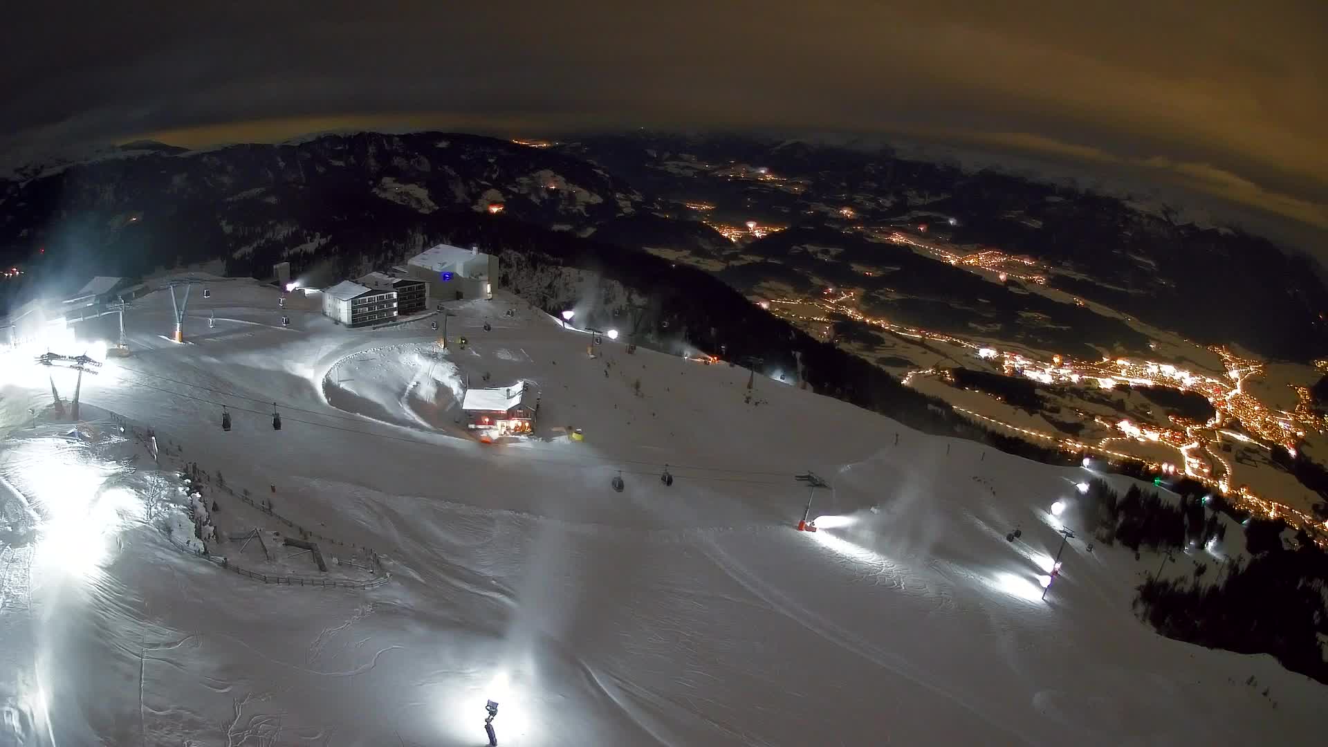 Kronplatz peak Ski resort | view to Bruneck