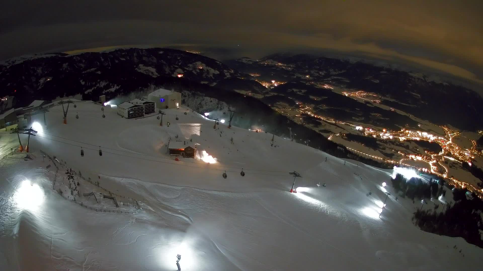Station de ski Kronplatz sommet | vue sur Brunico