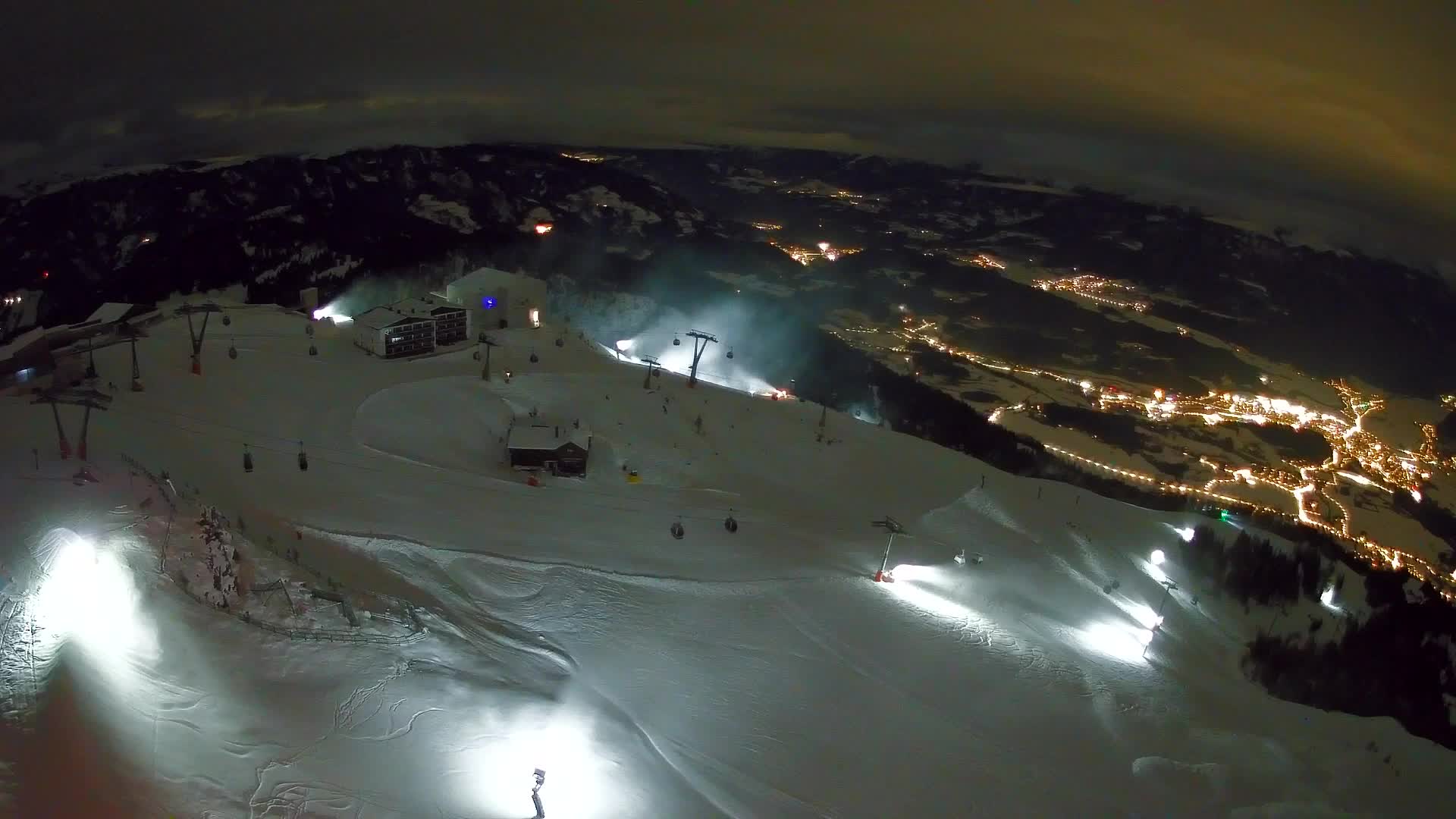 Skigebiet Kronplatz Gipfel | Blick auf Bruneck