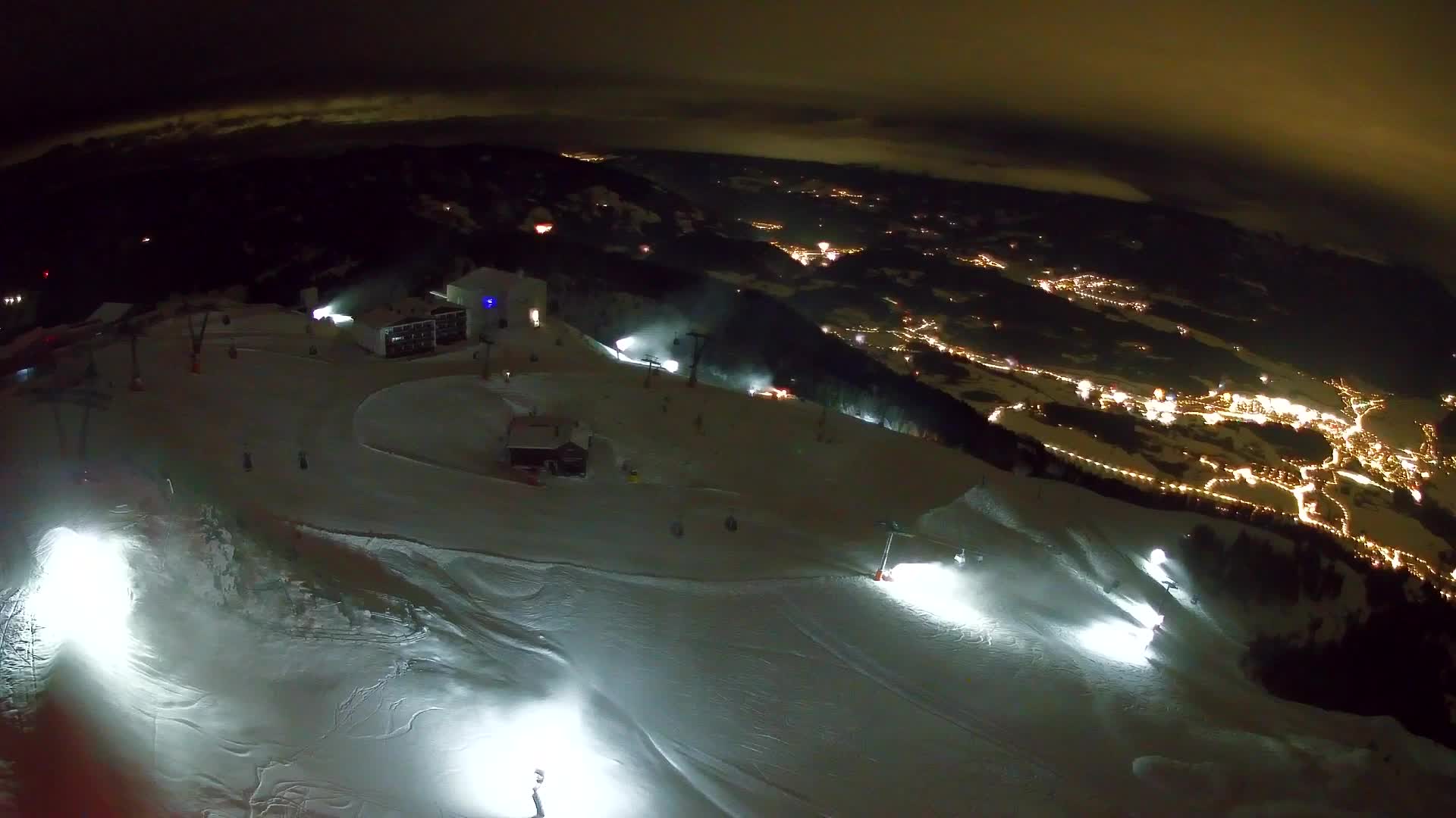 Kronplatz peak Ski resort | view to Bruneck