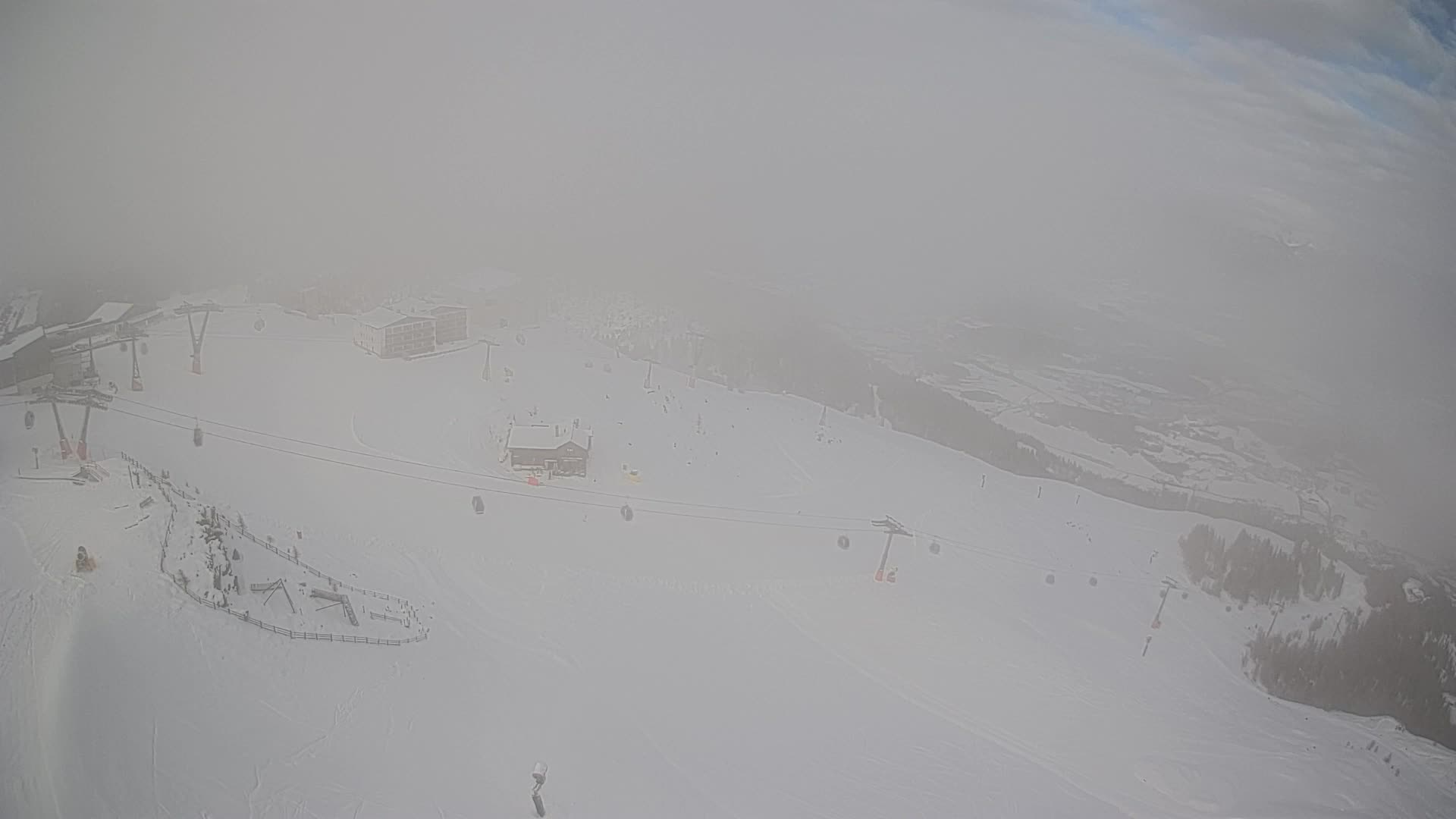 Kronplatz peak Ski resort | view to Bruneck