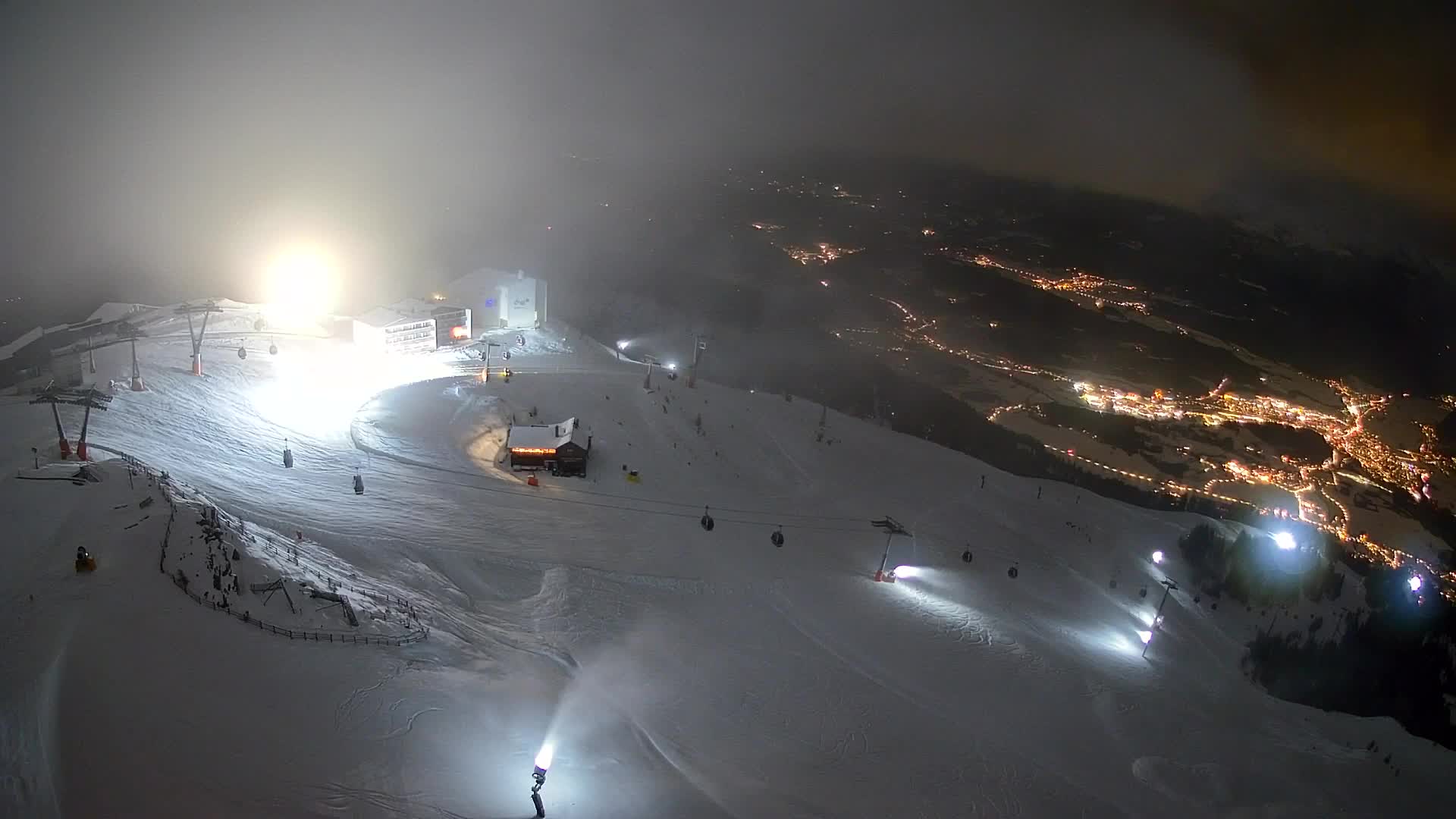 Kronplatz peak Ski resort | view to Bruneck