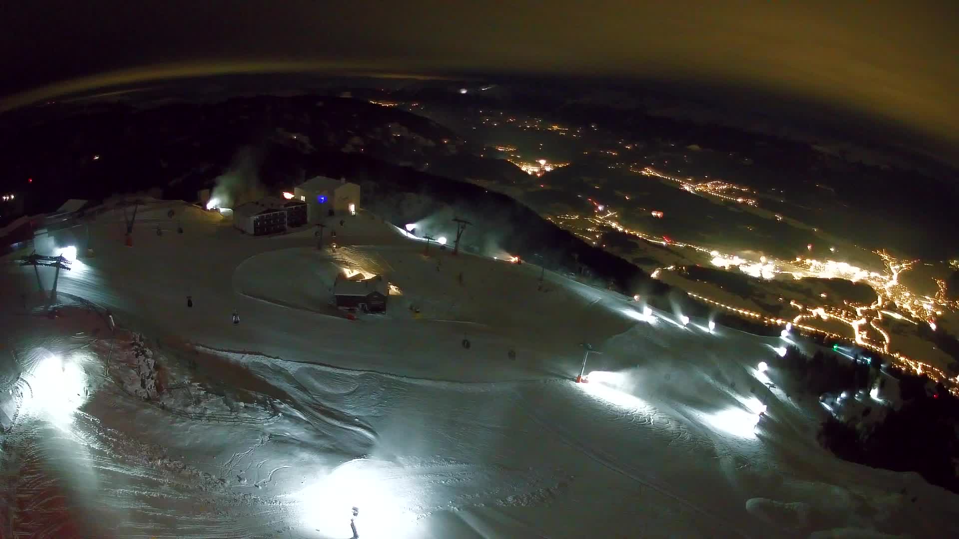 Kronplatz peak Ski resort | view to Bruneck