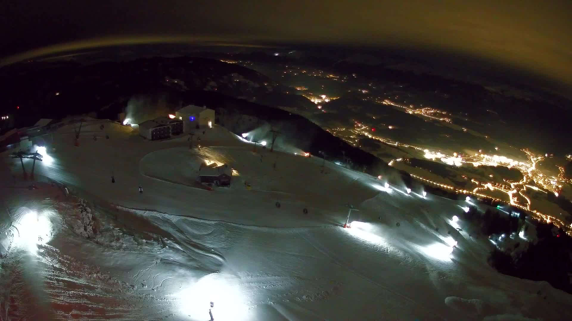 Skigebiet Kronplatz Gipfel | Blick auf Bruneck