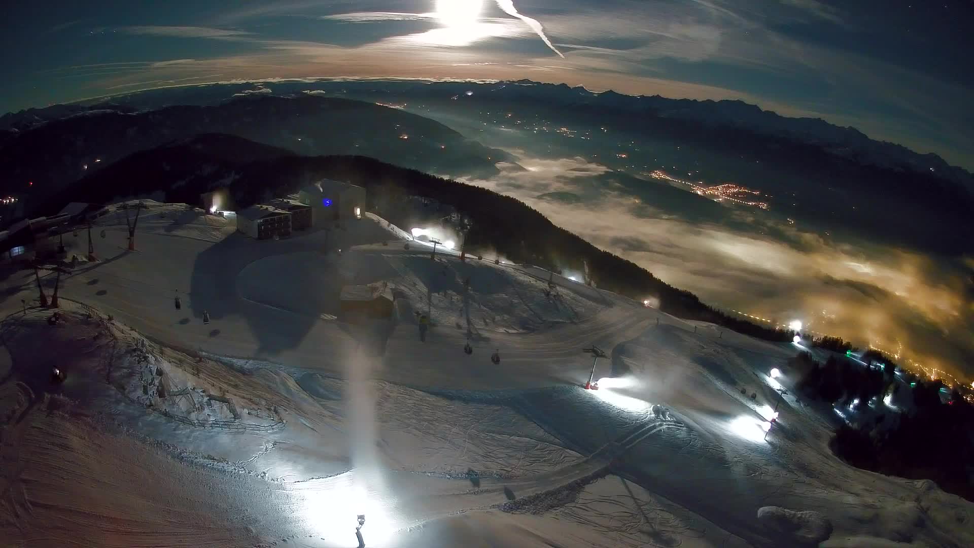 Stazione sciistica di Plan de Corones | vista su Brunico