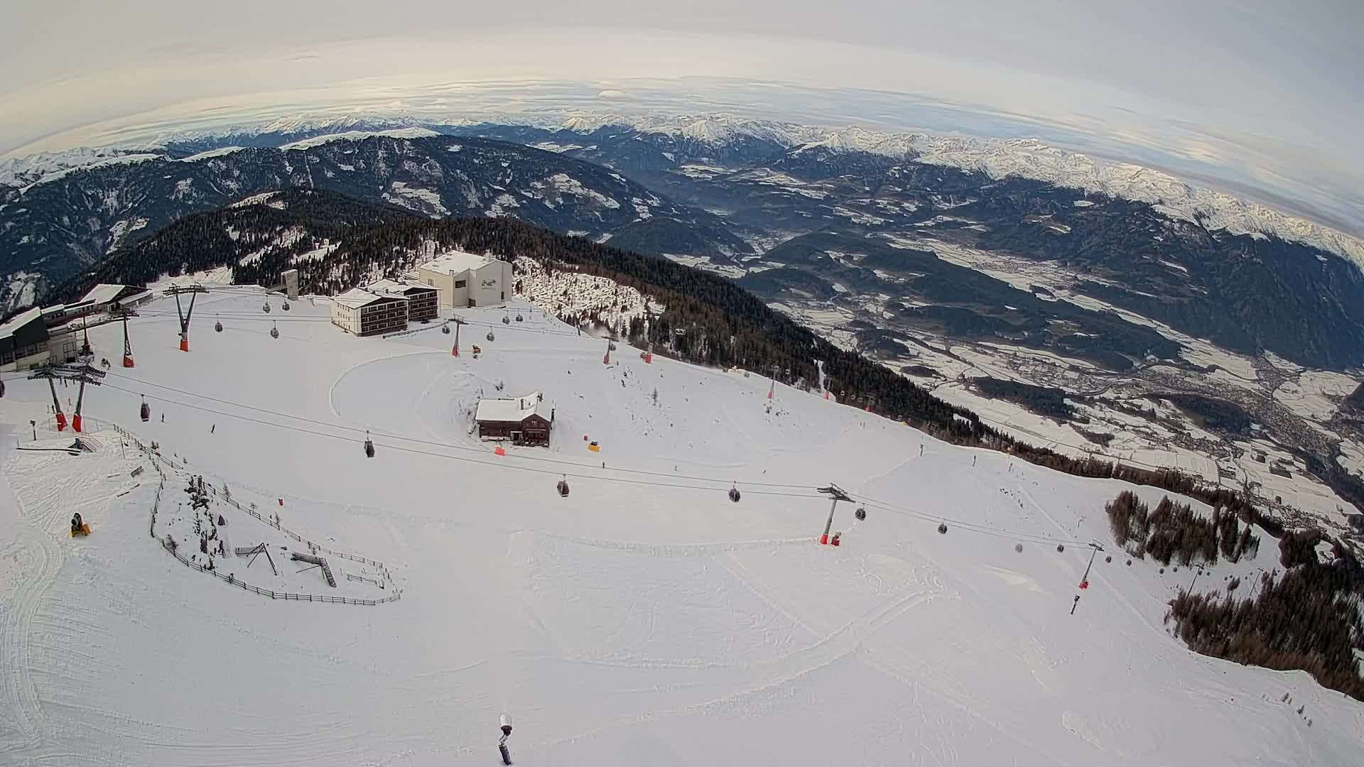 Skijalište Kronplatz – vrh | pogled na Bruneck