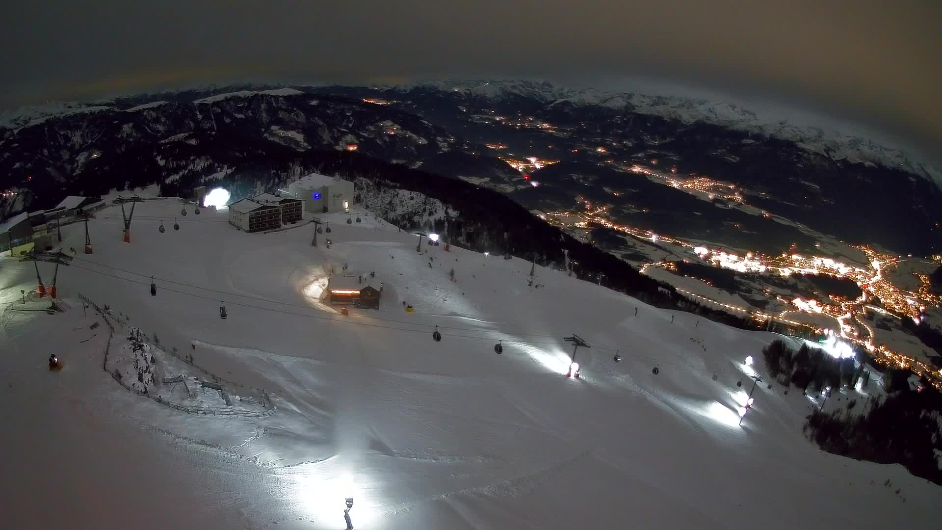 Smučišče Kronplatz – vrh | pogled na Bruneck