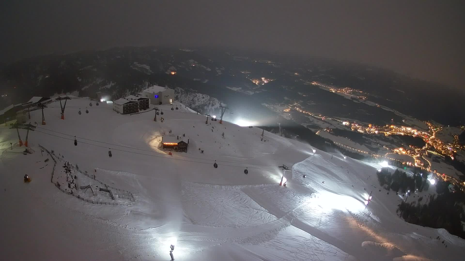 Skigebiet Kronplatz Gipfel | Blick auf Bruneck