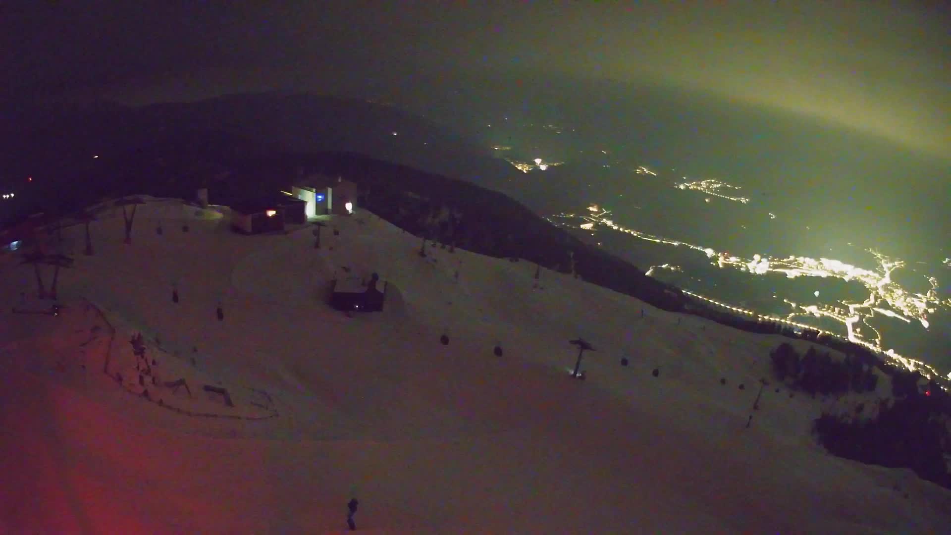 Station de ski Kronplatz sommet | vue sur Brunico