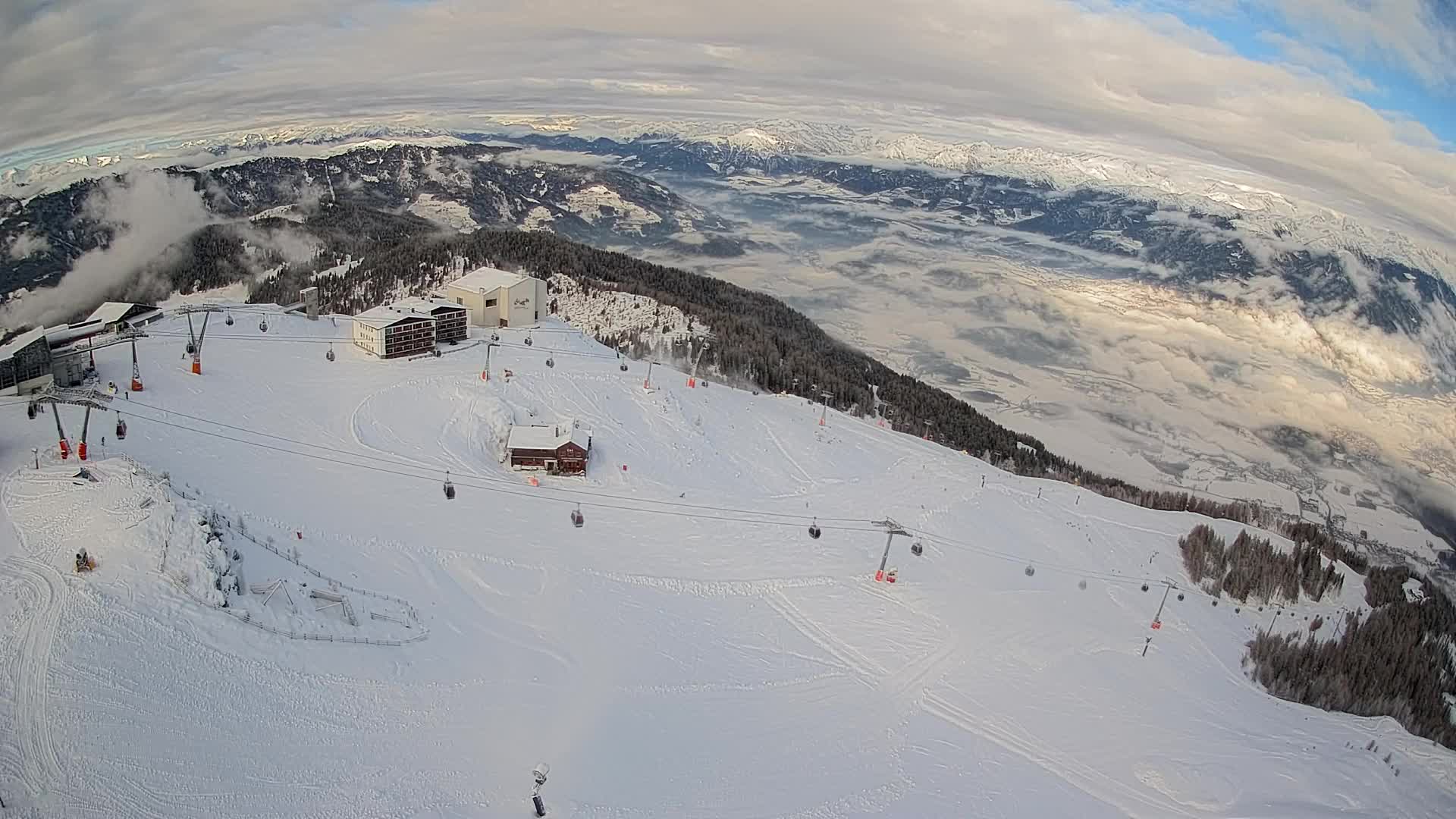 Skijalište Kronplatz – vrh | pogled na Bruneck