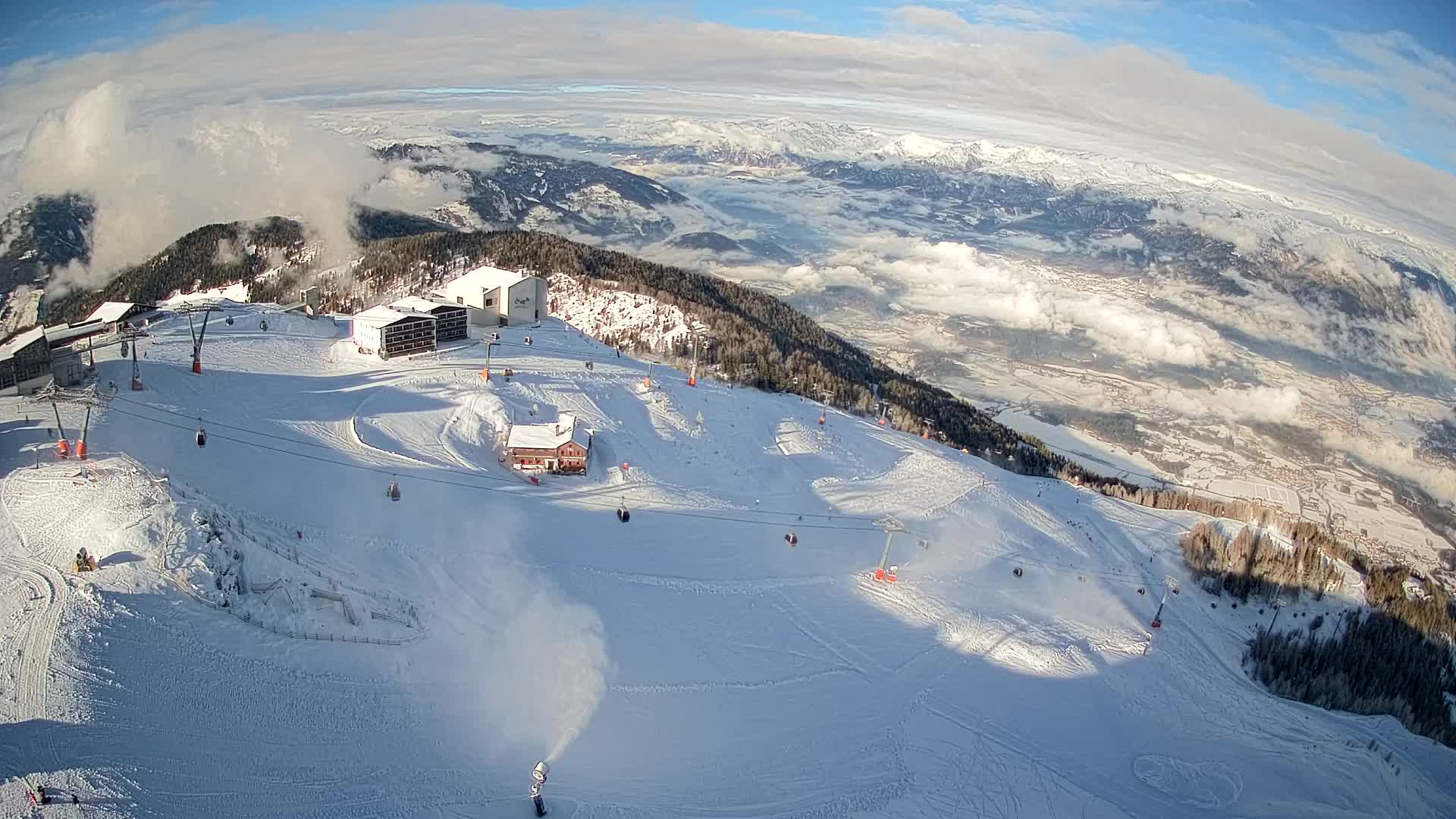 Skijalište Kronplatz – vrh | pogled na Bruneck