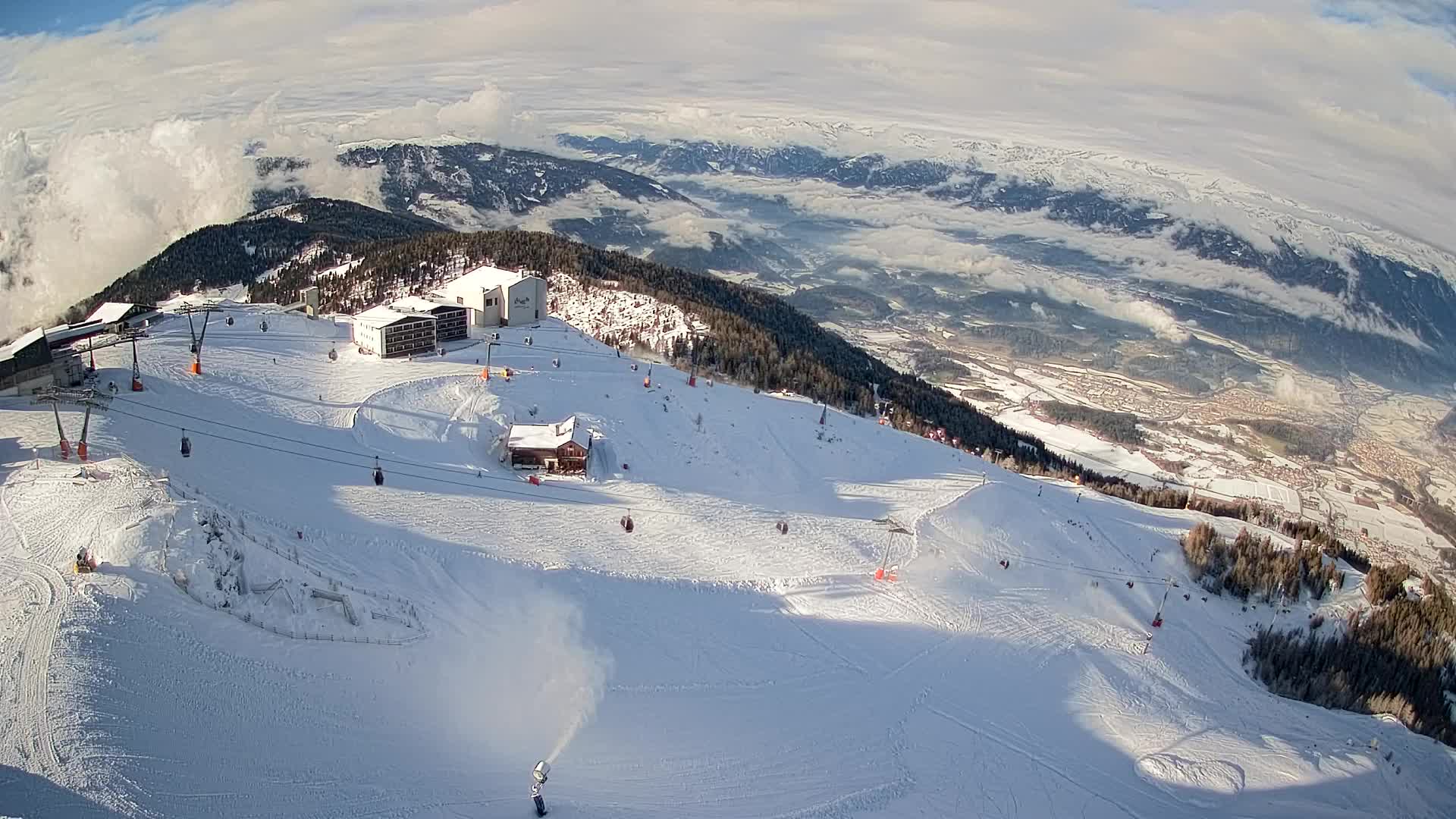 Skijalište Kronplatz – vrh | pogled na Bruneck