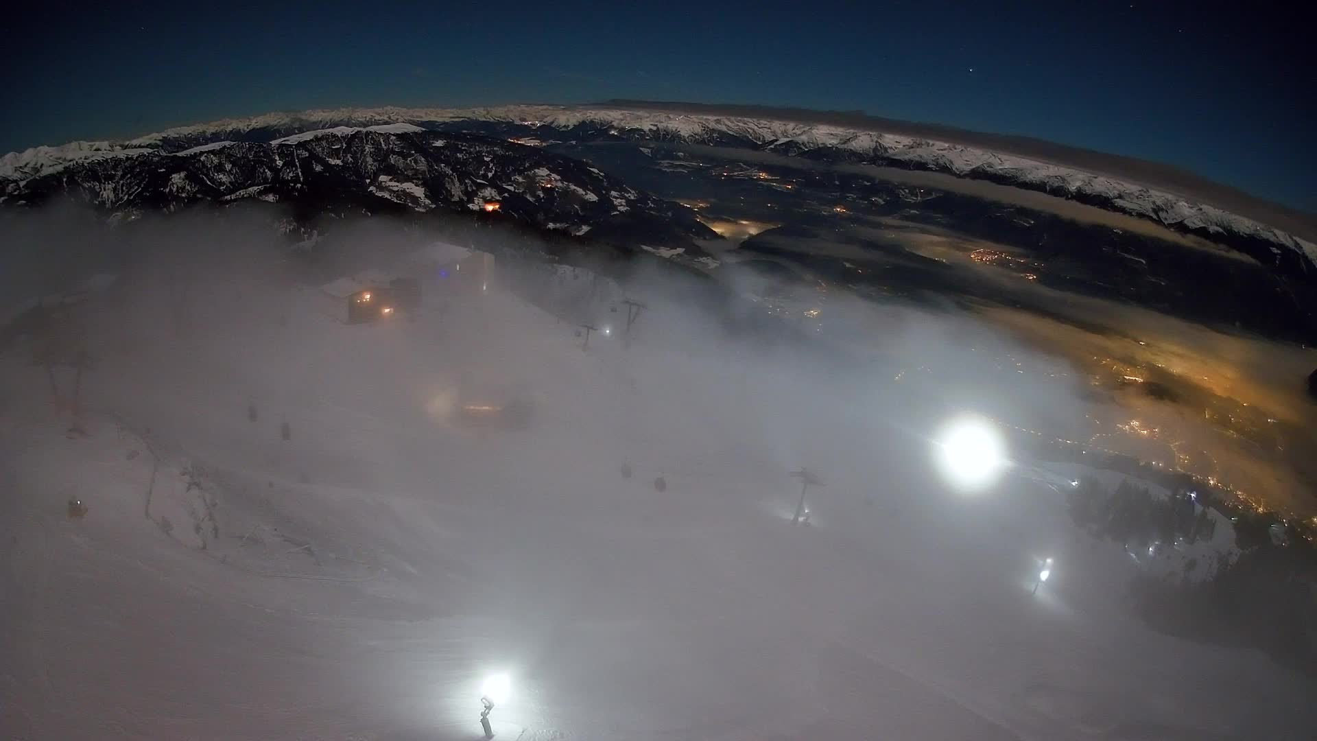 Skigebiet Kronplatz Gipfel | Blick auf Bruneck