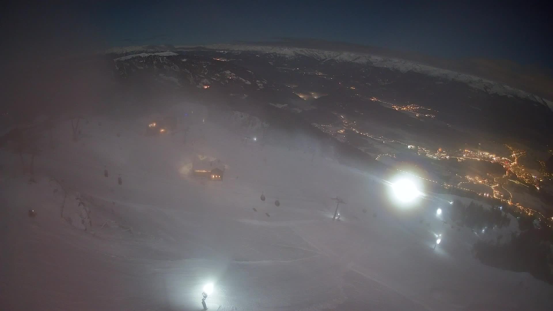 Kronplatz peak Ski resort | view to Bruneck