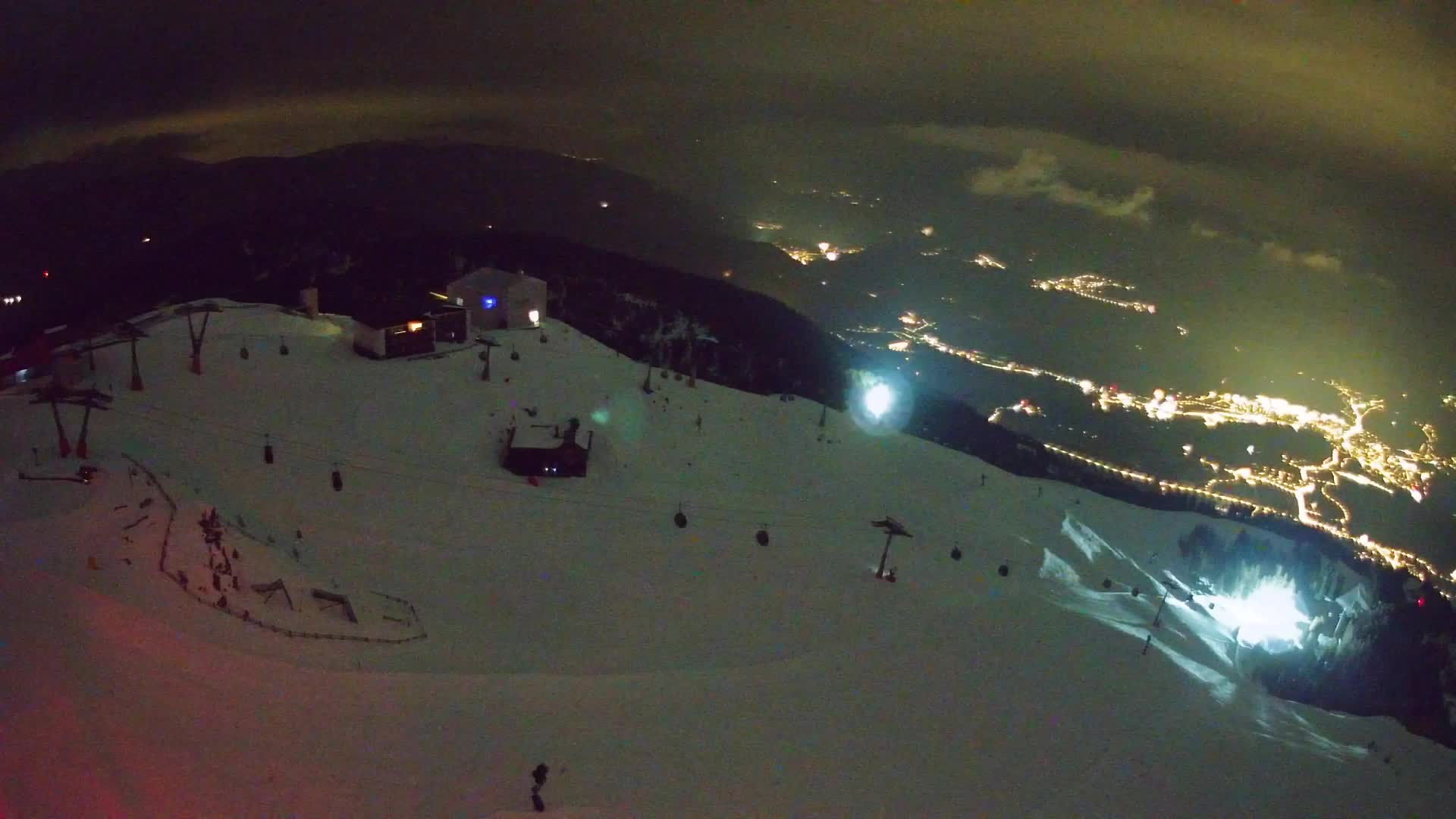 Kronplatz peak Ski resort | view to Bruneck