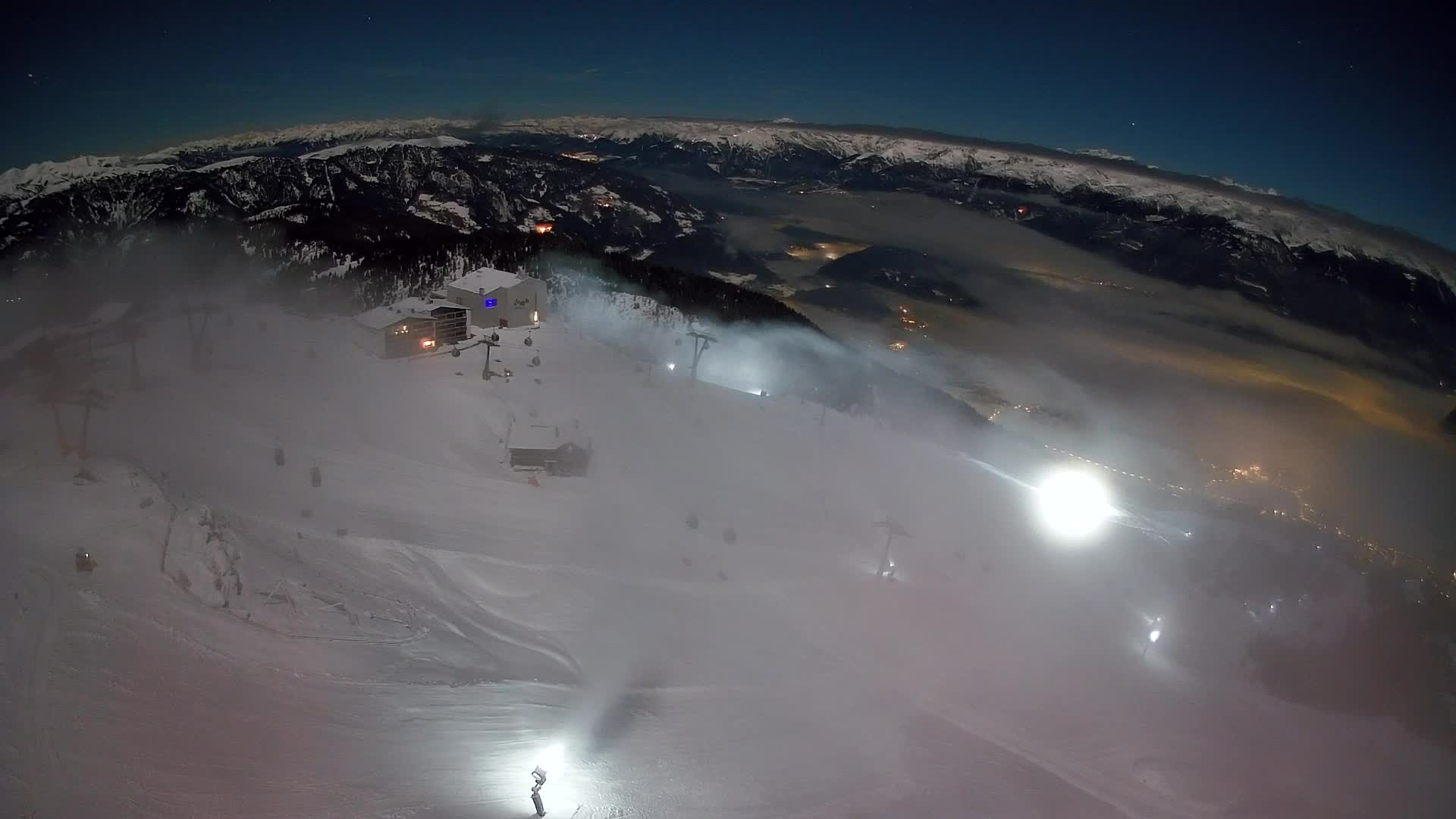 Smučišče Kronplatz – vrh | pogled na Bruneck