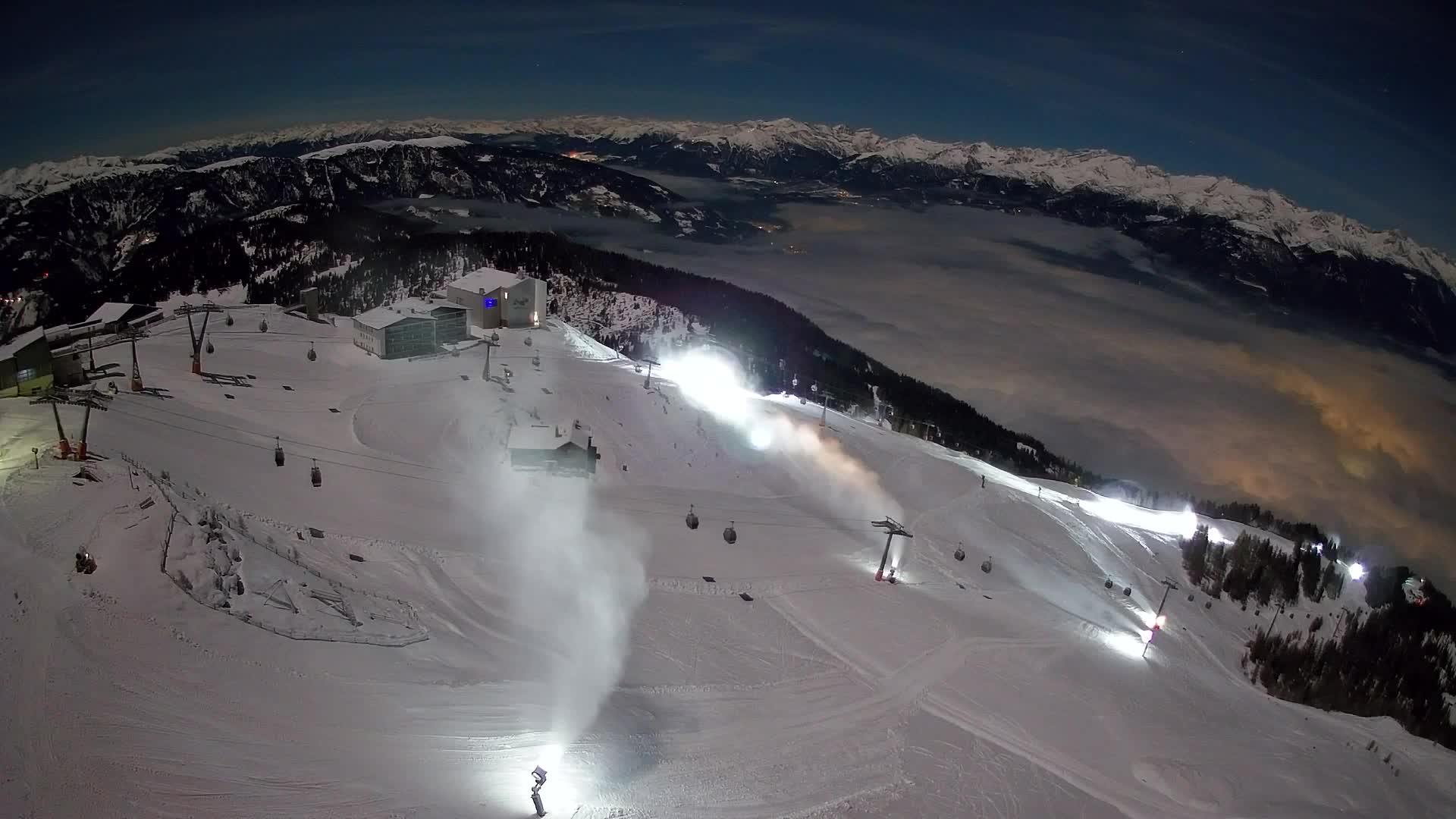 Smučišče Kronplatz – vrh | pogled na Bruneck