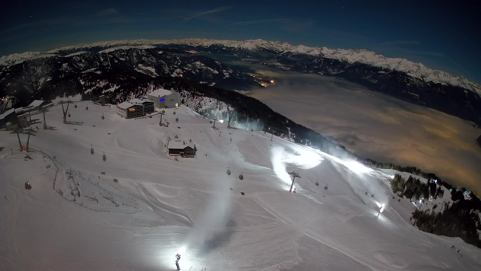 Smučišče Kronplatz – vrh | pogled na Bruneck