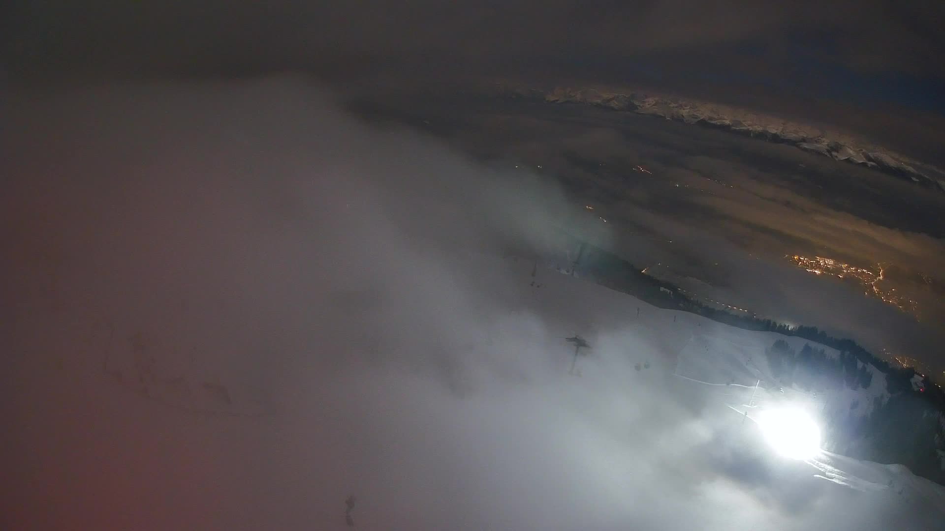 Station de ski Kronplatz sommet | vue sur Brunico