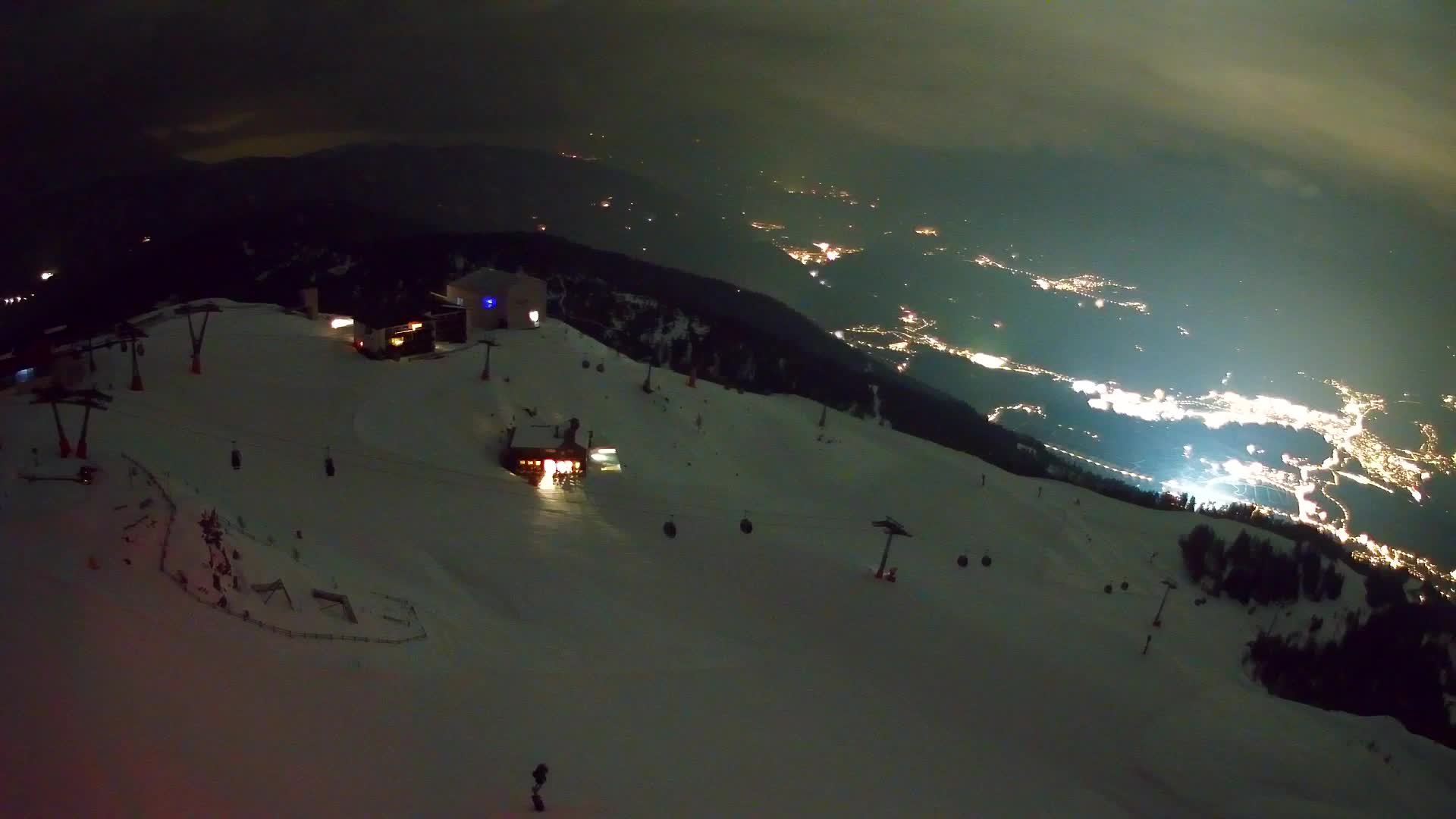 Kronplatz peak Ski resort | view to Bruneck