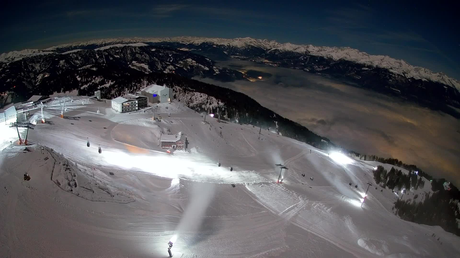 Smučišče Kronplatz – vrh | pogled na Bruneck