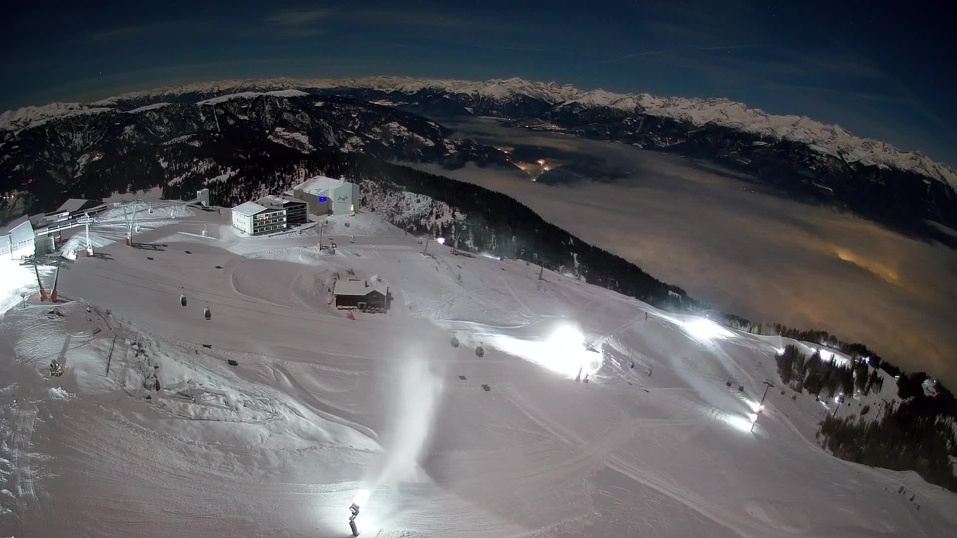 Smučišče Kronplatz – vrh | pogled na Bruneck