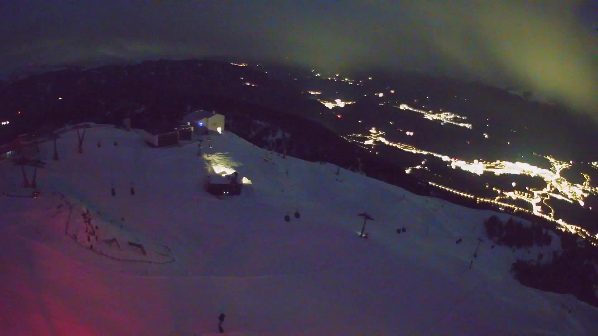 Station de ski Kronplatz sommet | vue sur Brunico