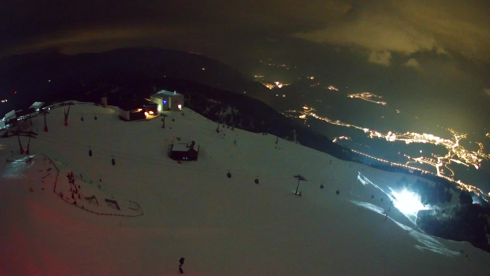 Station de ski Kronplatz sommet | vue sur Brunico
