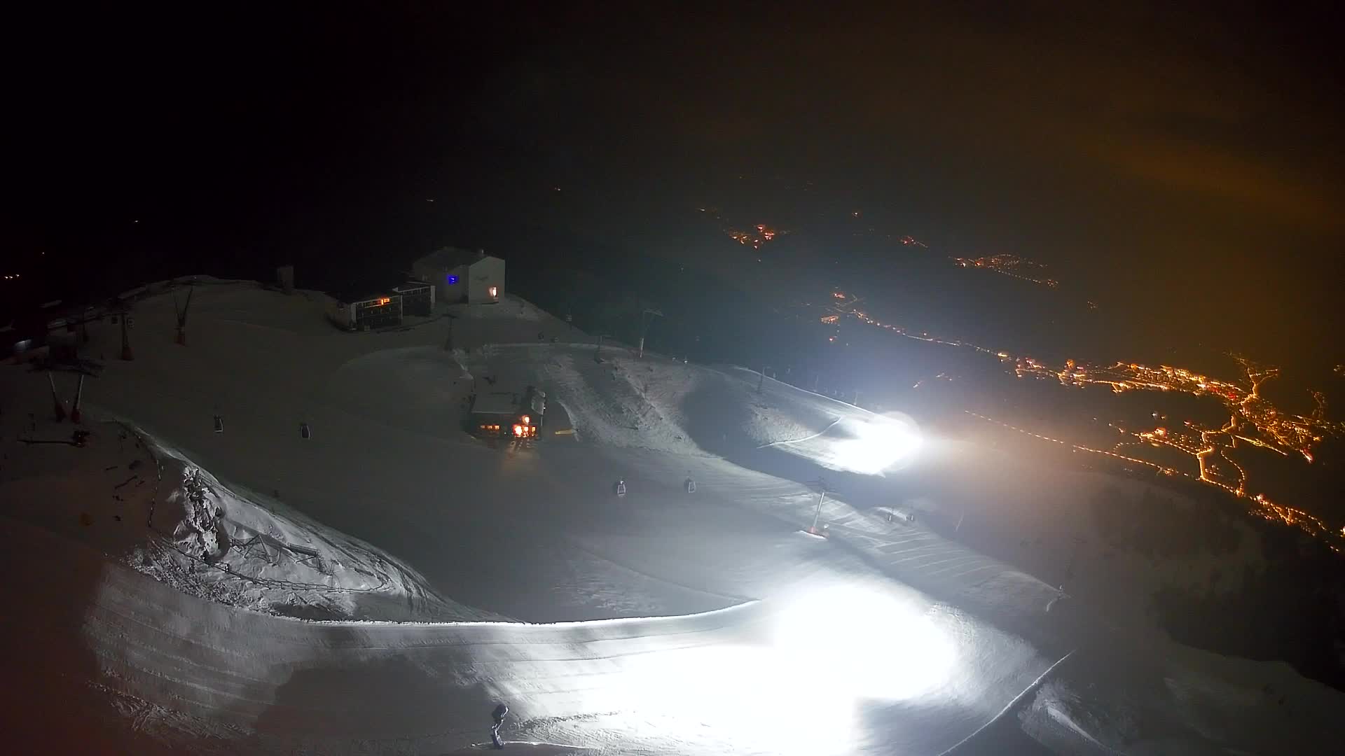 Kronplatz peak Ski resort | view to Bruneck
