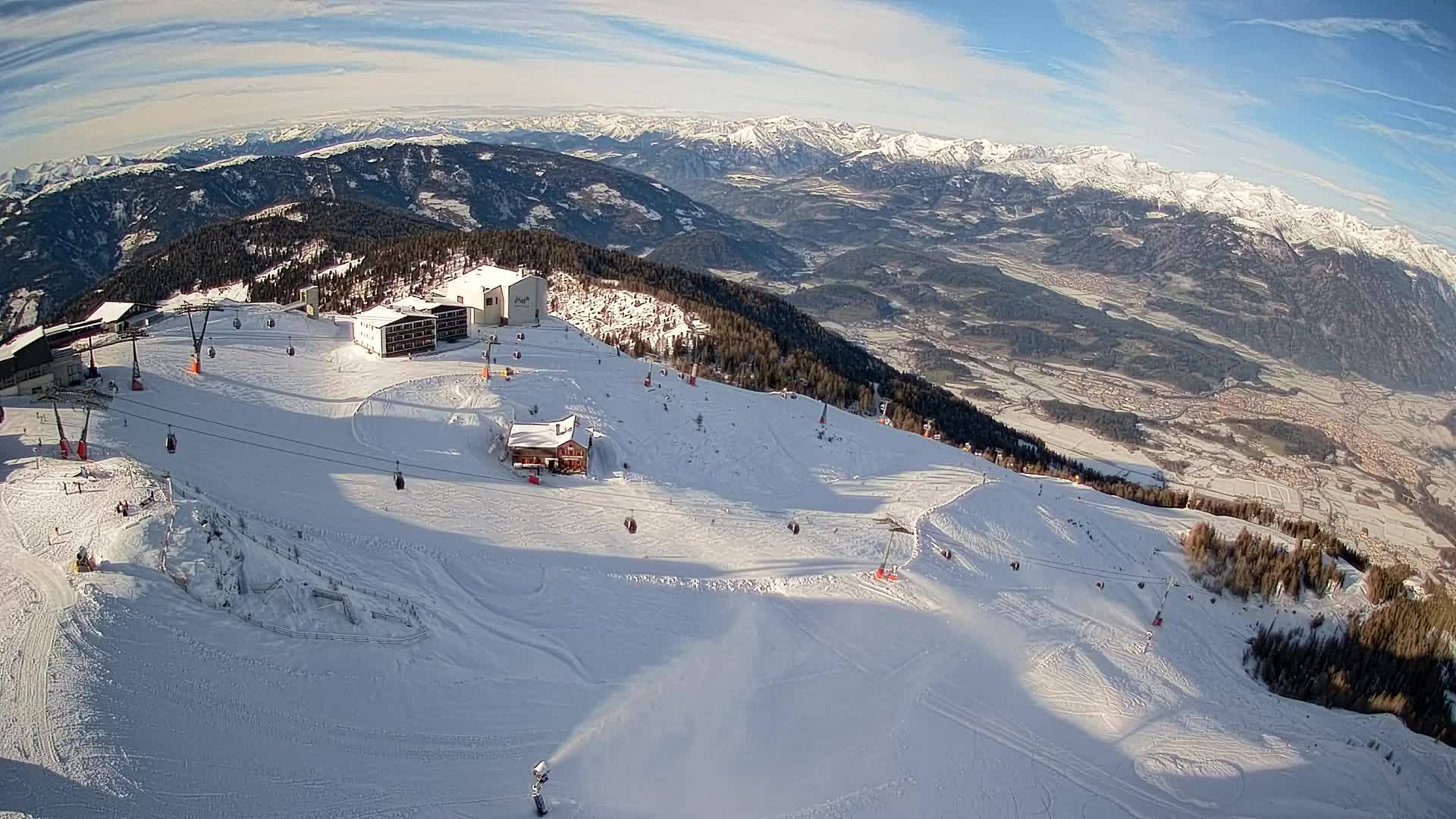Smučišče Kronplatz – vrh | pogled na Bruneck