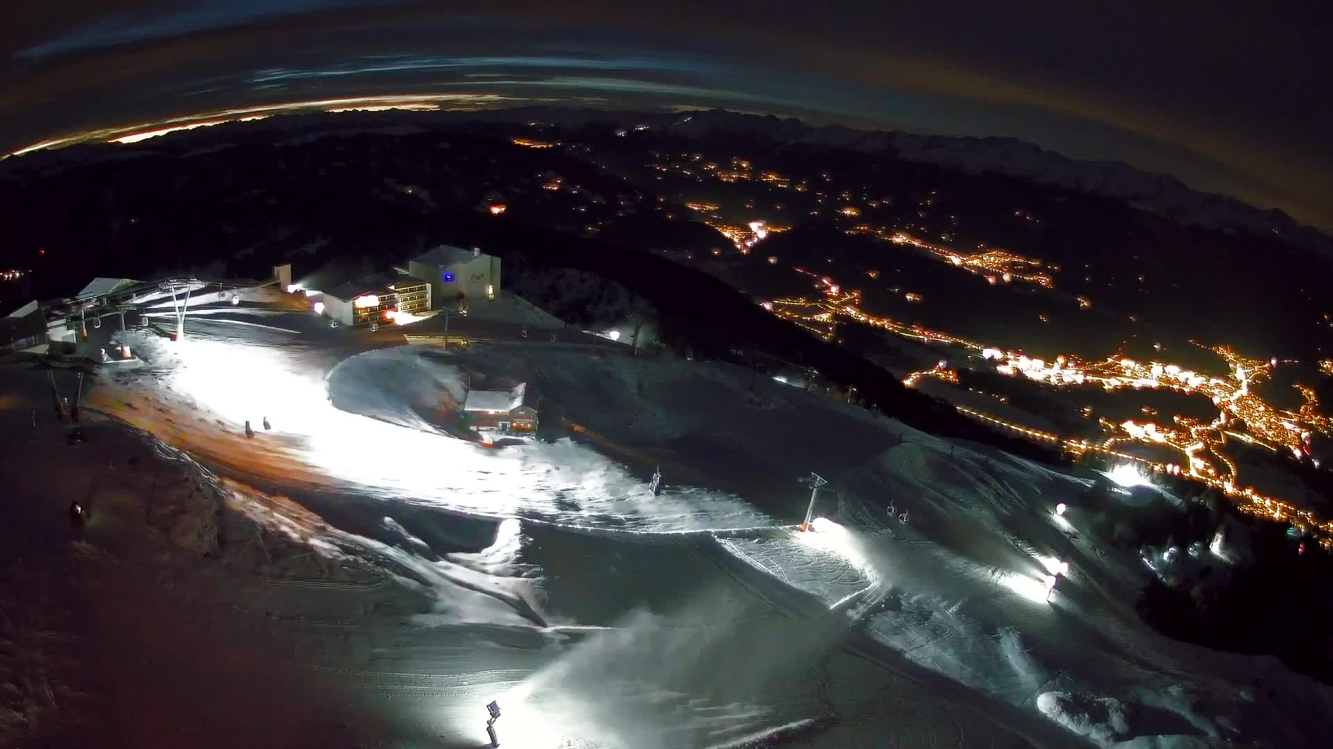Kronplatz peak Ski resort | view to Bruneck