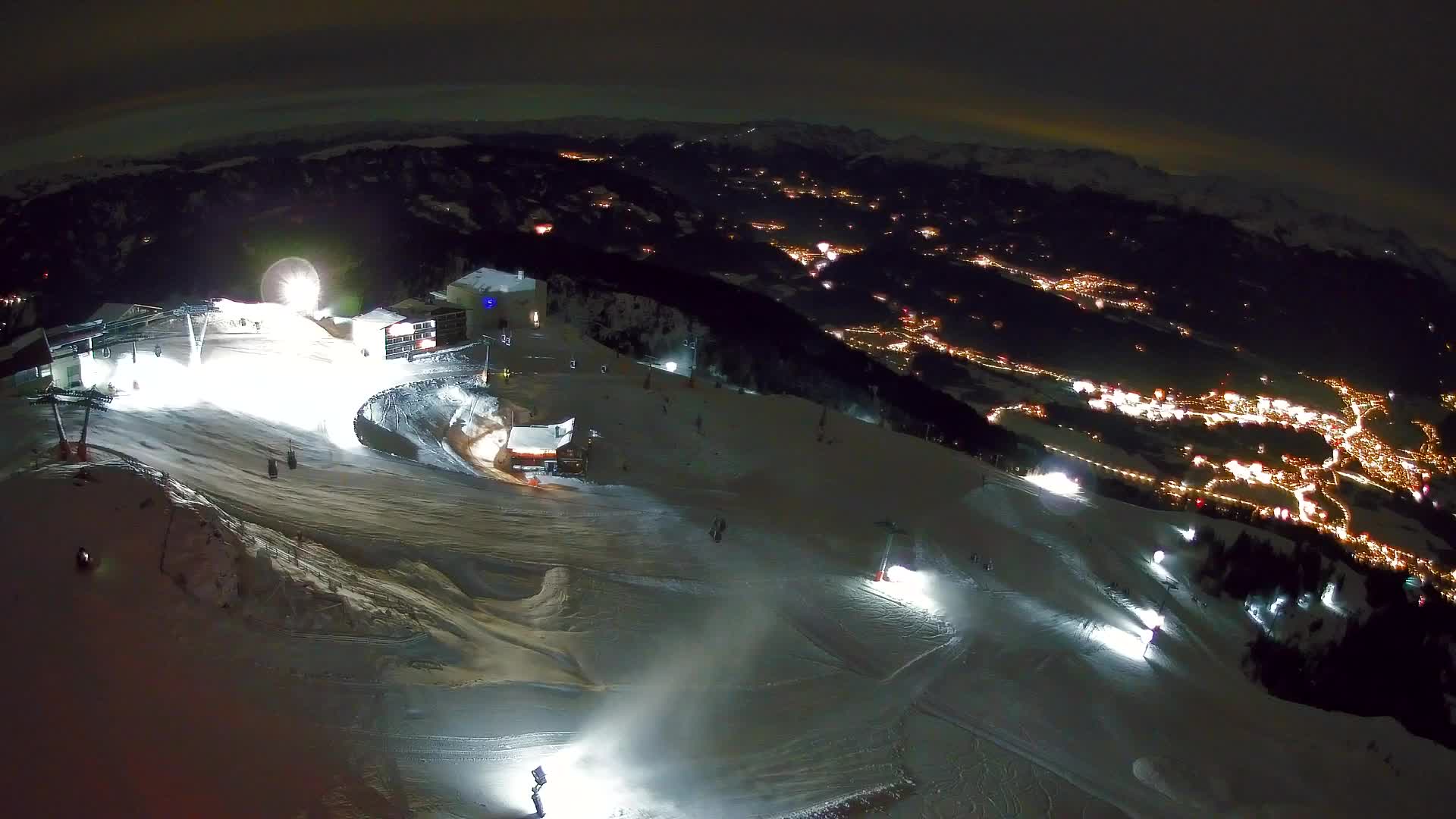 Kronplatz peak Ski resort | view to Bruneck