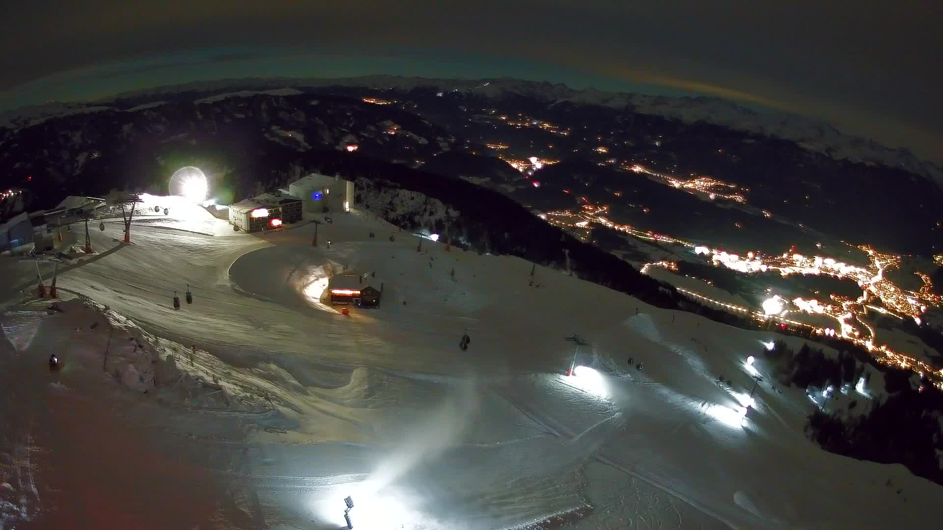 Kronplatz peak Ski resort | view to Bruneck