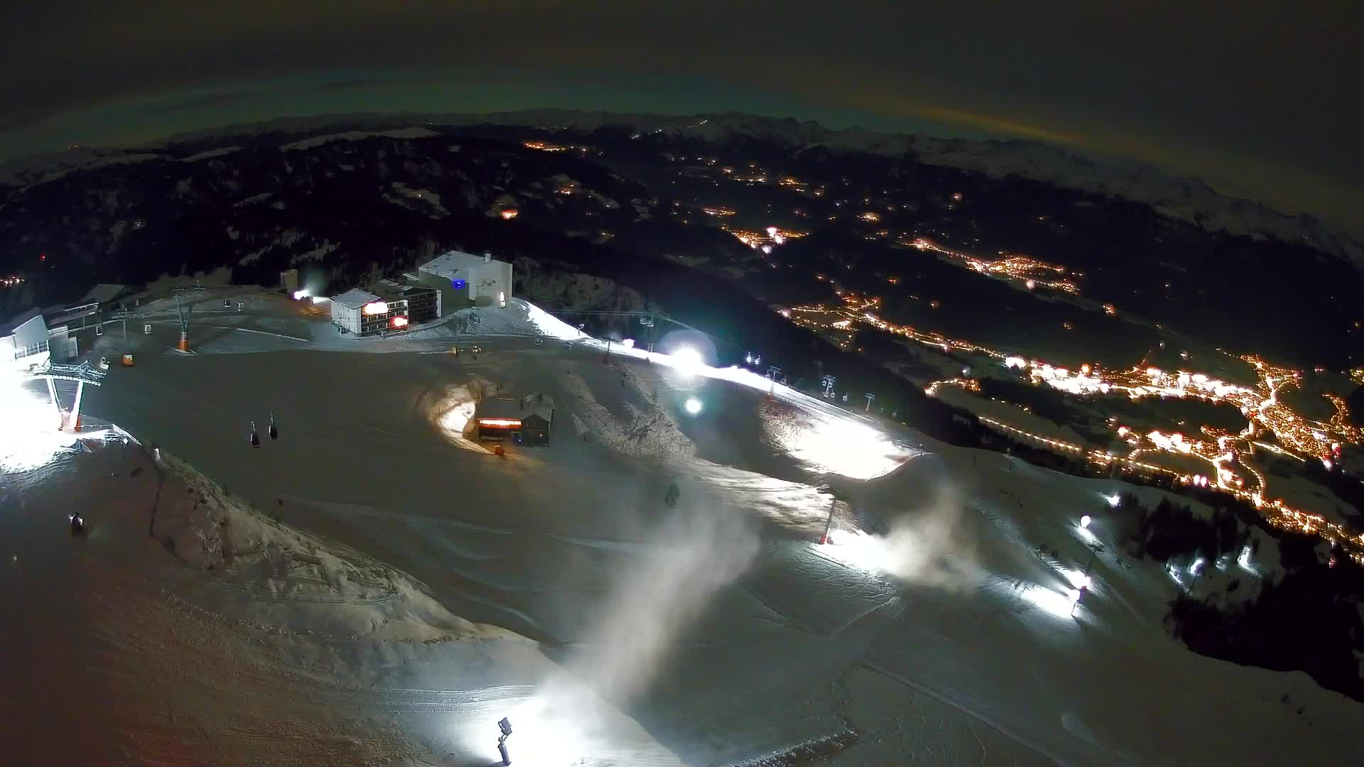 Station de ski Kronplatz sommet | vue sur Brunico