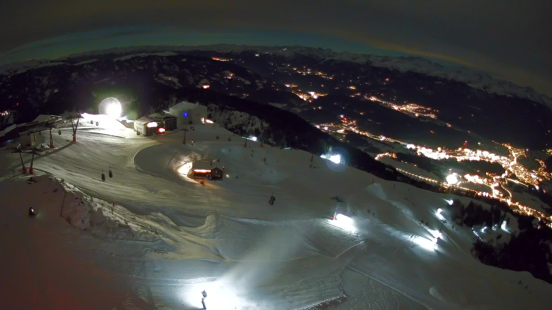 Kronplatz peak Ski resort | view to Bruneck
