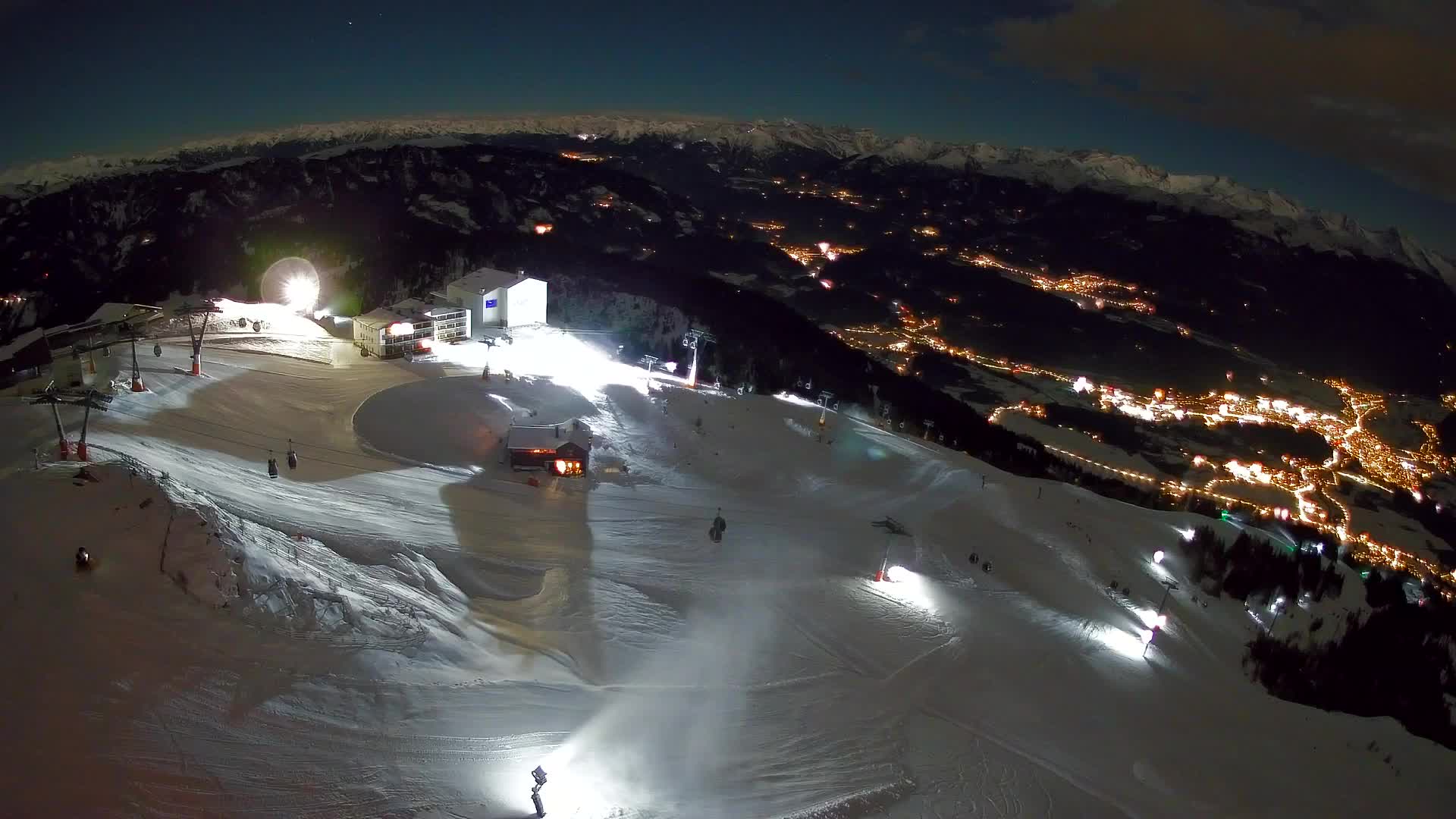 Kronplatz peak Ski resort | view to Bruneck