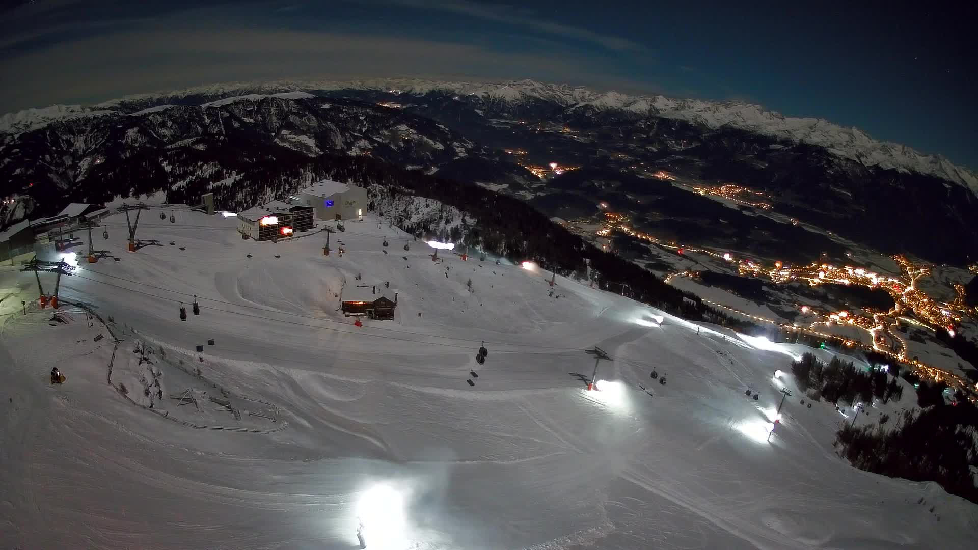 Smučišče Kronplatz – vrh | pogled na Bruneck