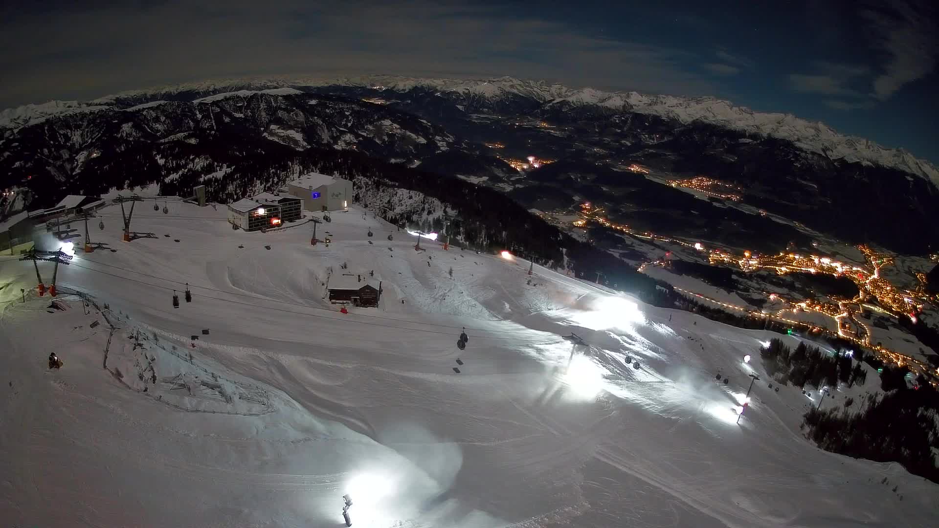 Smučišče Kronplatz – vrh | pogled na Bruneck