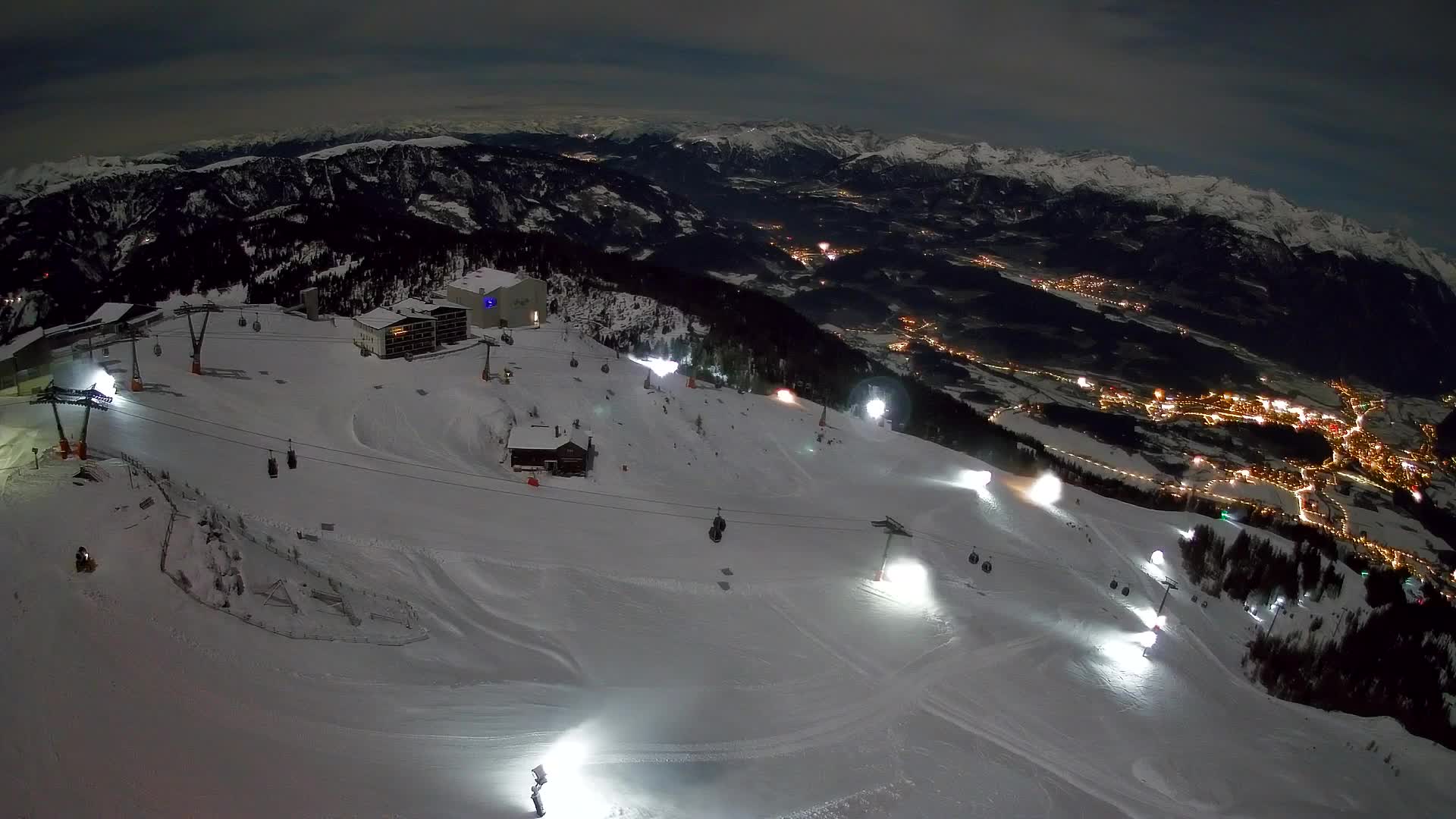 Smučišče Kronplatz – vrh | pogled na Bruneck