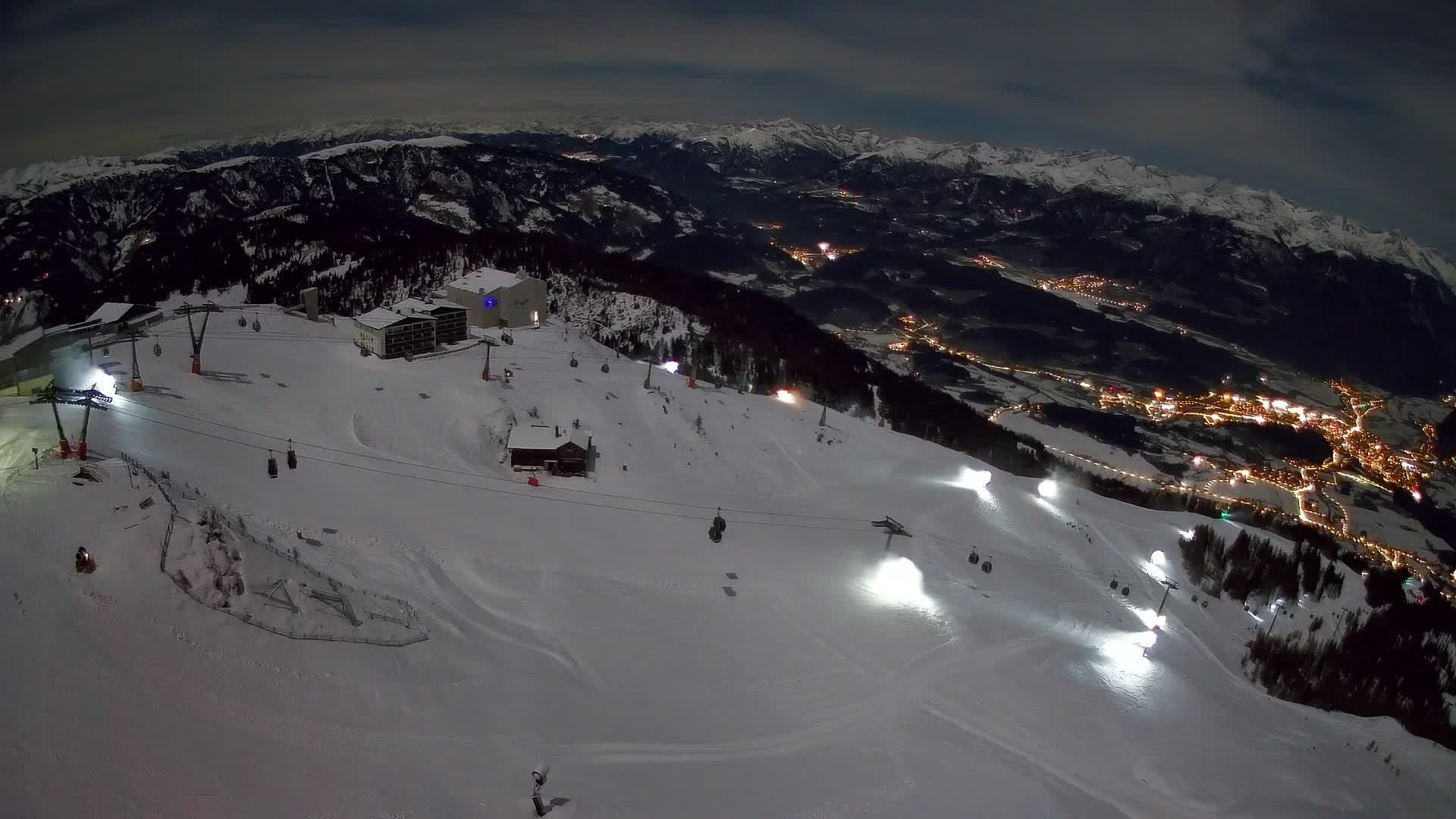 Smučišče Kronplatz – vrh | pogled na Bruneck