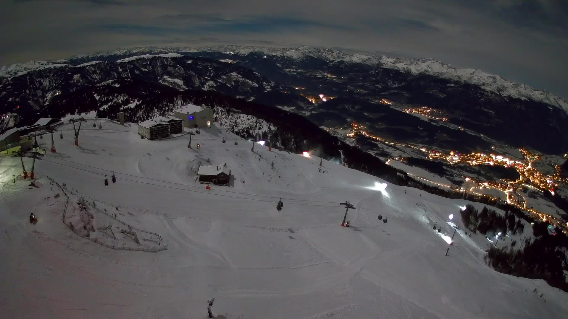 Smučišče Kronplatz – vrh | pogled na Bruneck