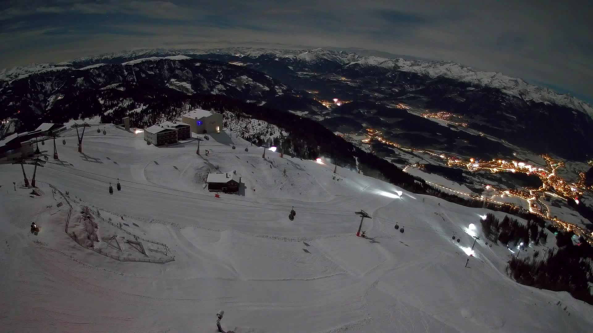 Smučišče Kronplatz – vrh | pogled na Bruneck