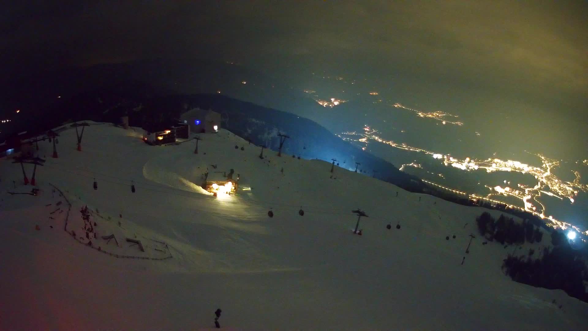 Stazione sciistica di Plan de Corones | vista su Brunico