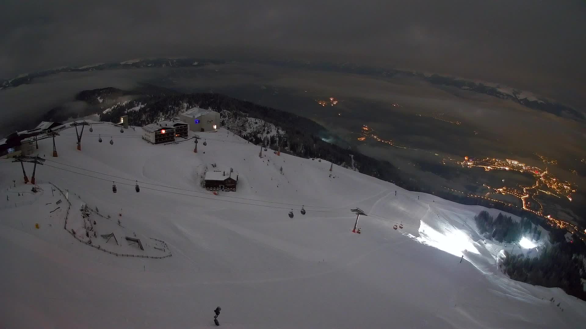 Kronplatz peak Ski resort | view to Bruneck