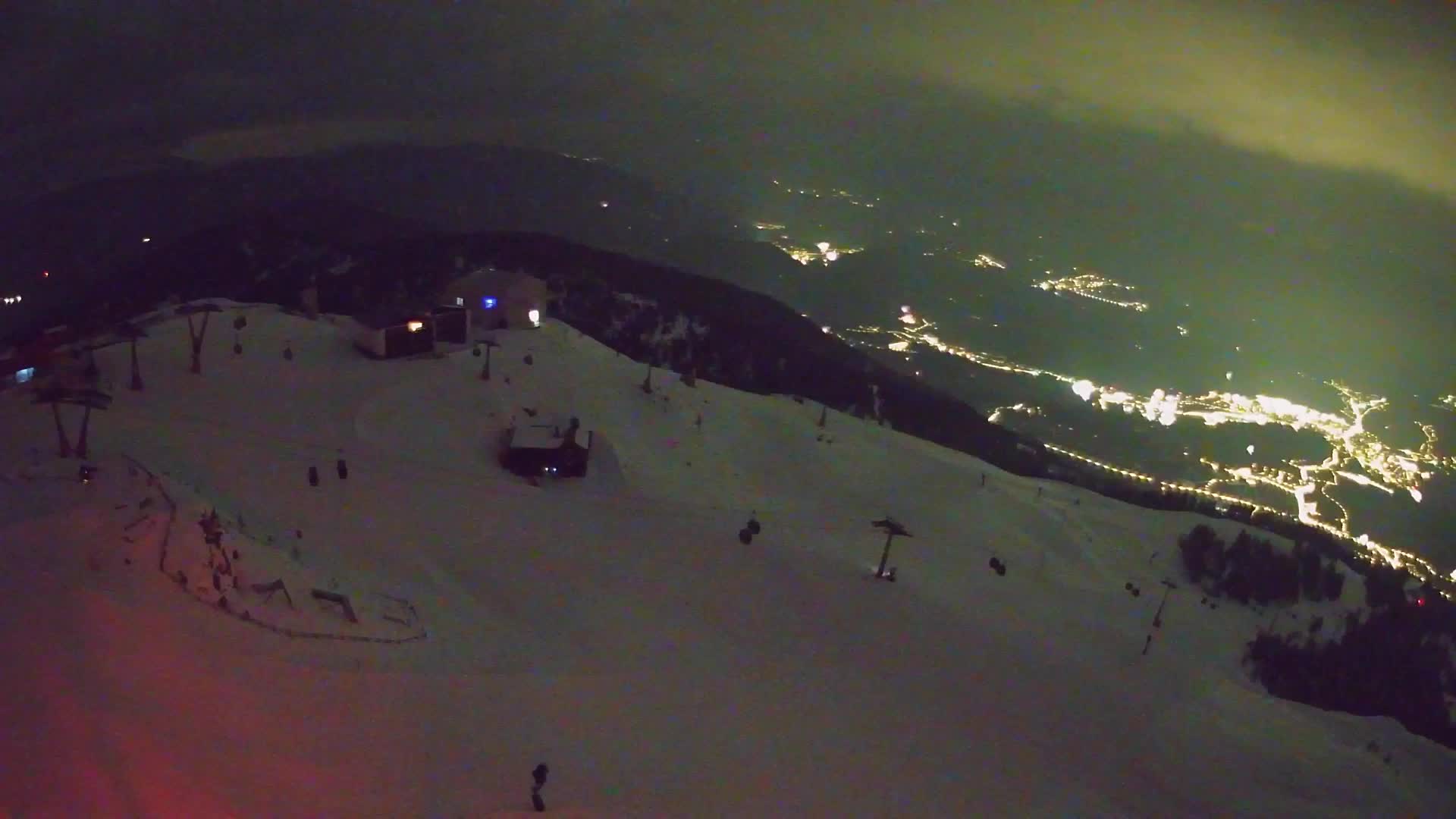 Kronplatz peak Ski resort | view to Bruneck