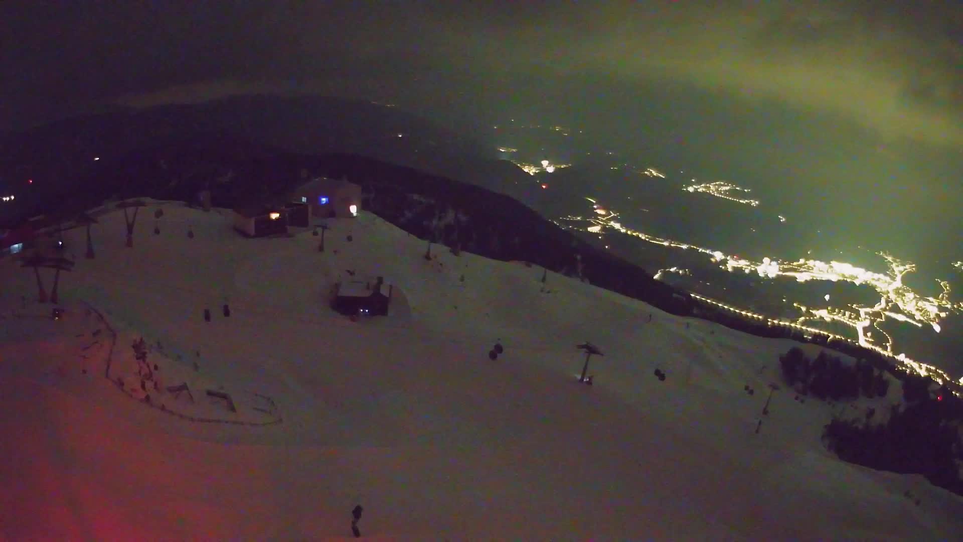 Station de ski Kronplatz sommet | vue sur Brunico